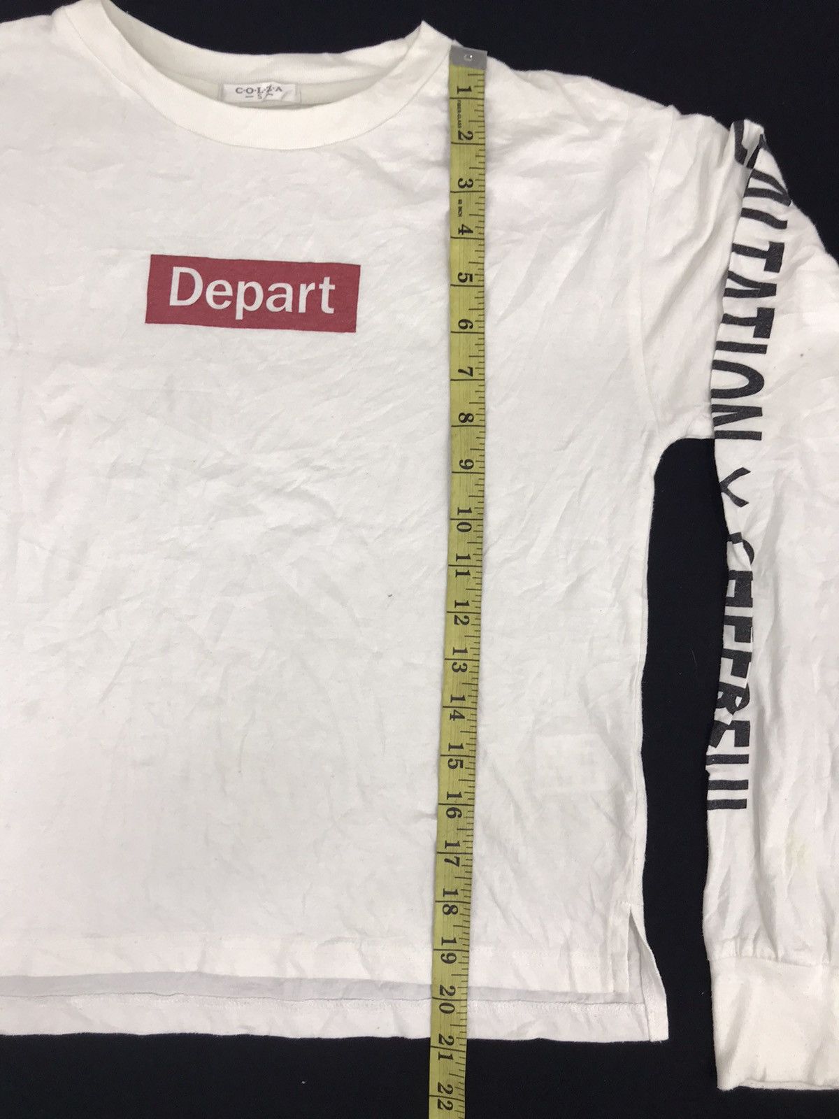 Japanese Brand C.O.L.Z.A Depart Box Logo Exaltation X Cheerful Simple Size S / US 4 / IT 40 - 6 Thumbnail