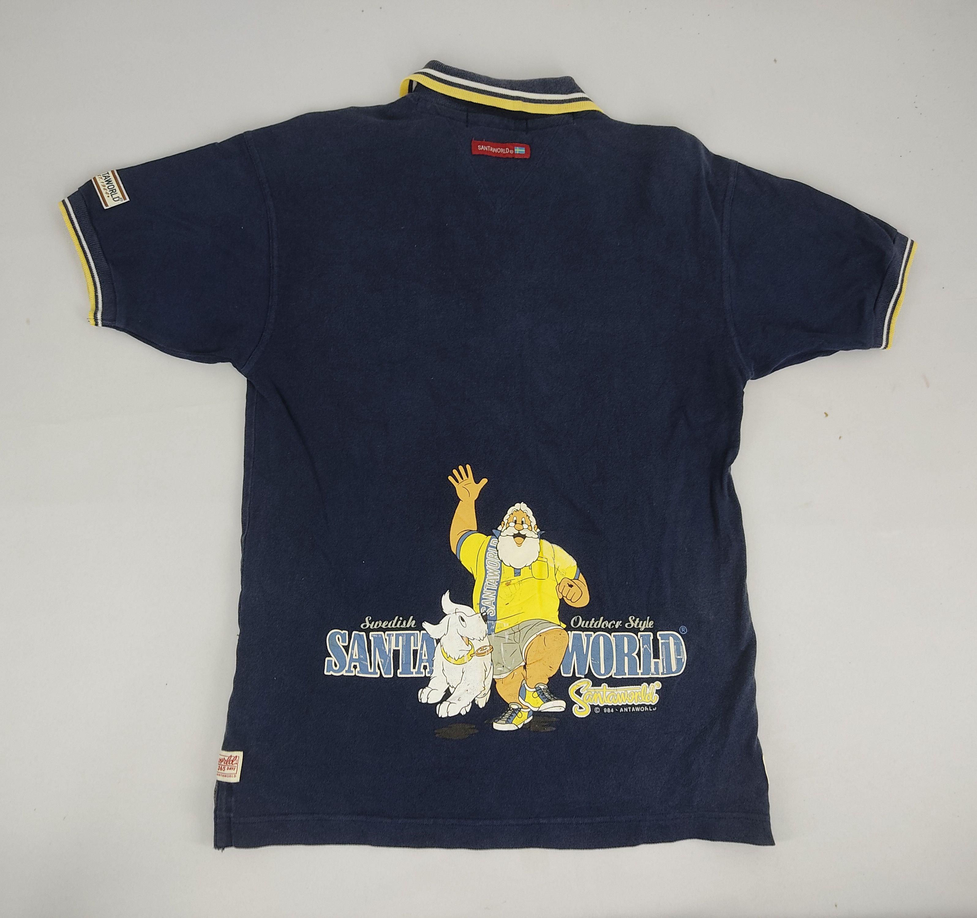 Vintage Vintage Santa World Santa's 365 Days Polo Tee Tshirt Grailed