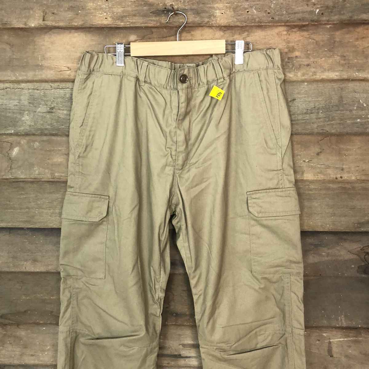 Japanese Brand DL Japan multipocket tactical Brown Cargo Pants #2390 Size US 35 - 2 Thumbnail