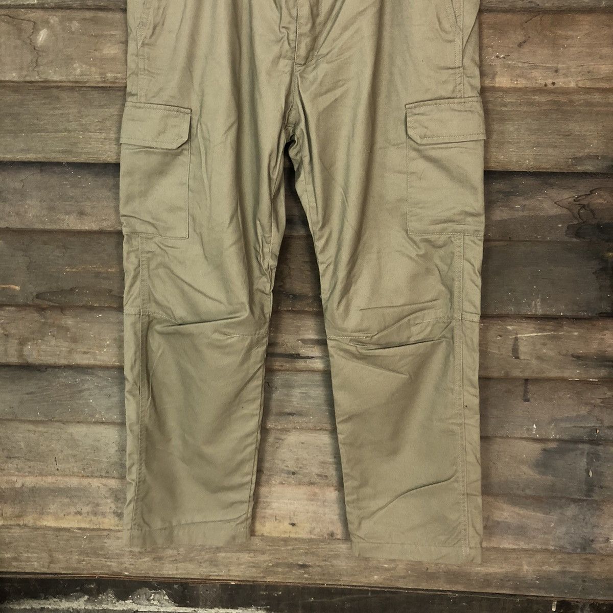 Japanese Brand DL Japan multipocket tactical Brown Cargo Pants #2390 Size US 35 - 3 Thumbnail