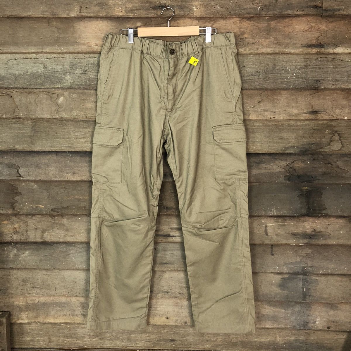 Japanese Brand DL Japan multipocket tactical Brown Cargo Pants #2390 Size US 35 - 1 Thumbnail