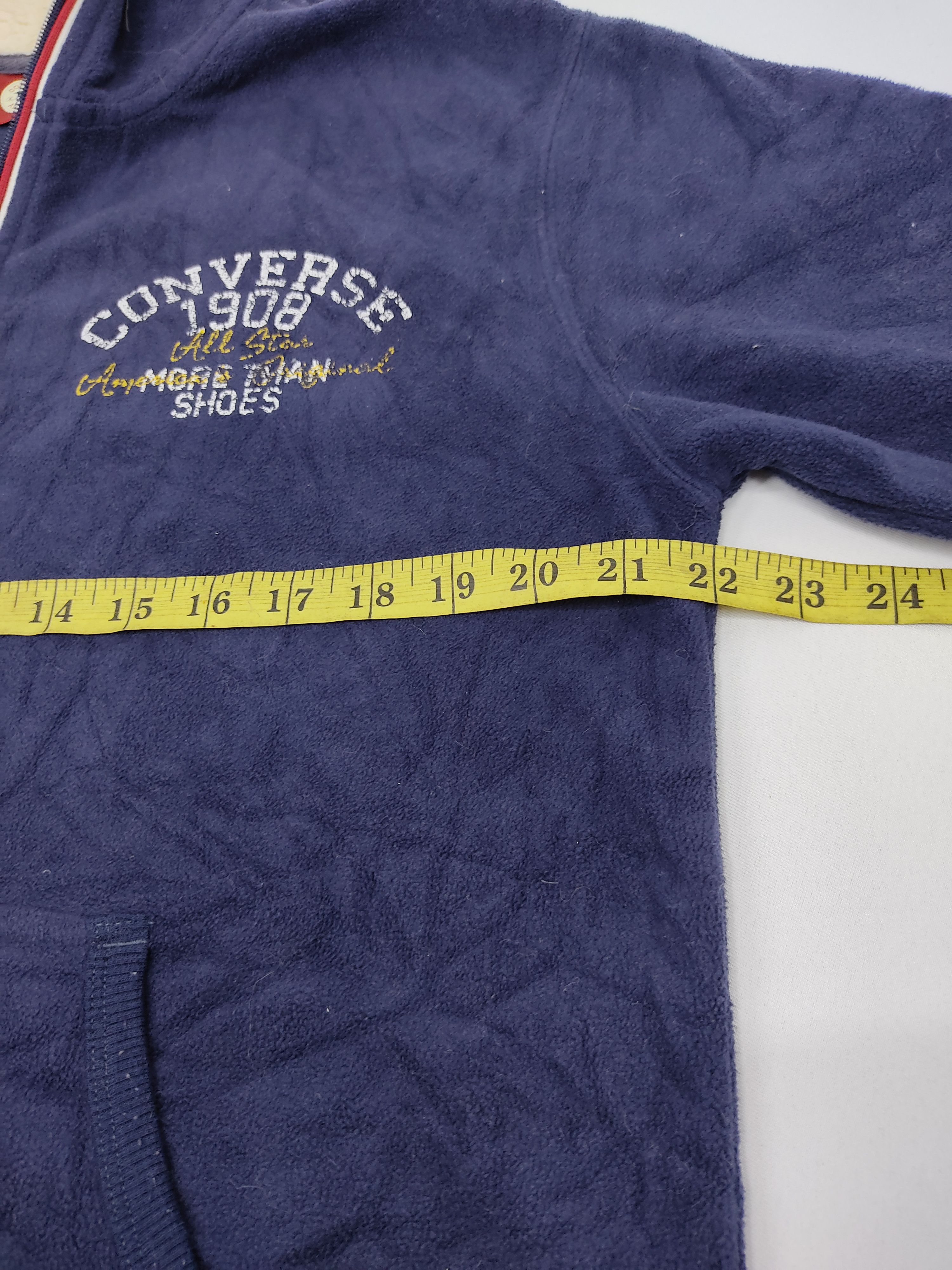 Converse Converse All Star Zipper Sherpa Fleece Jacket Hoodie Size US L / EU 52-54 / 3 - 2 Thumbnail