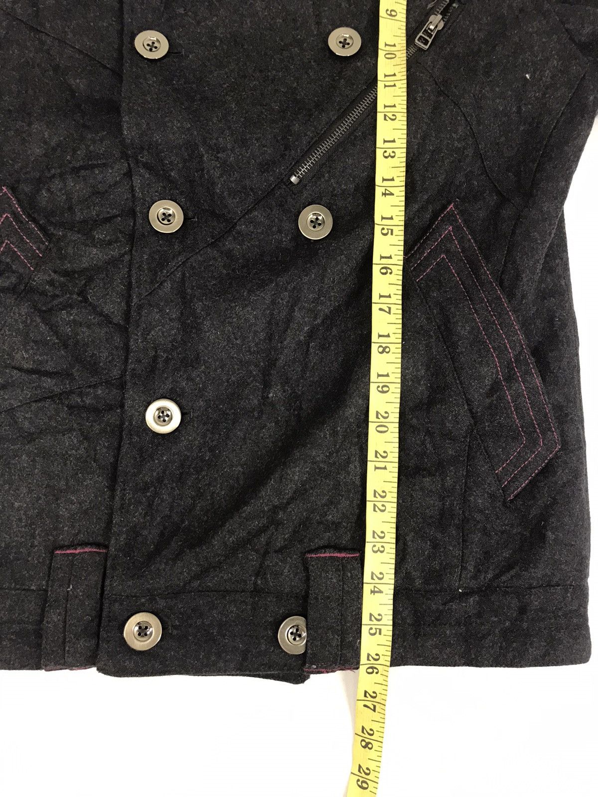 Japanese Brand Double Breast Punk Rock Motorcycle Biker Jacket Coat Padded Size US M / EU 48-50 / 2 - 8 Thumbnail