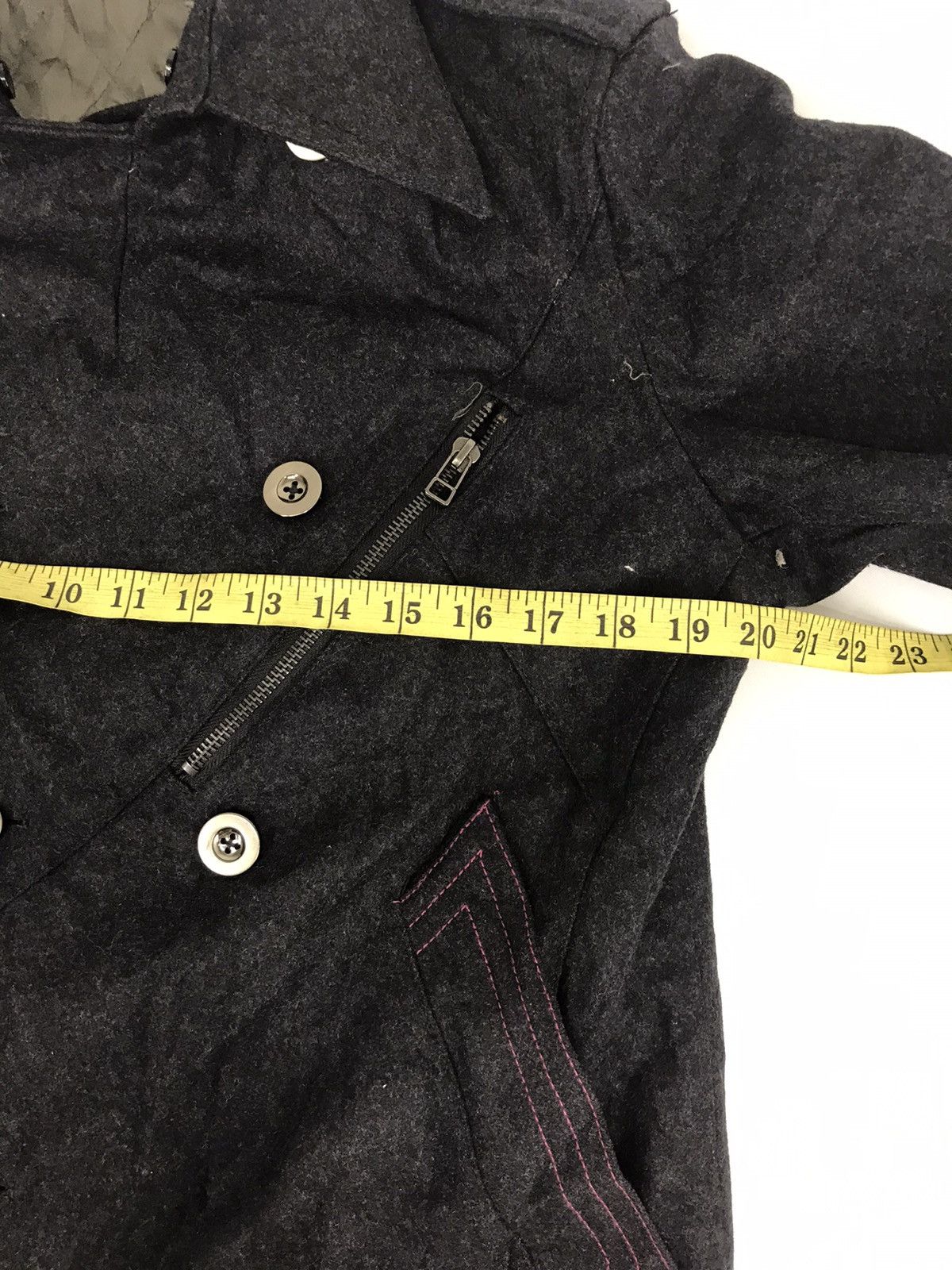 Japanese Brand Double Breast Punk Rock Motorcycle Biker Jacket Coat Padded Size US M / EU 48-50 / 2 - 7 Thumbnail