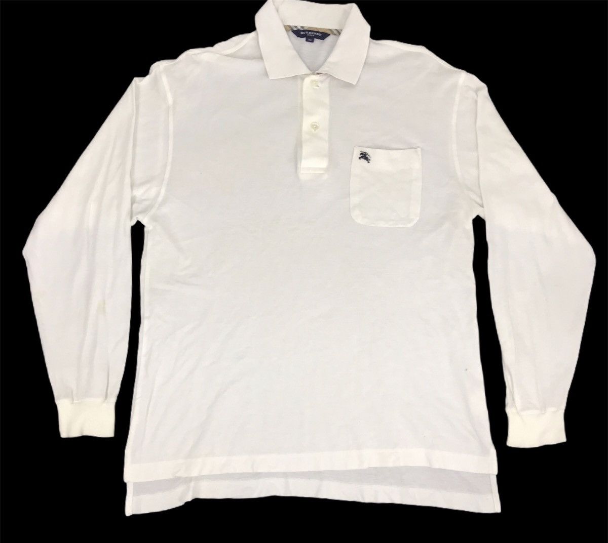Burberry × Burberry Prorsum × Vintage Vintage Burberry Golf Longsleeve Polo Tee Size US M / EU 48-50 / 2 - 1 Thumbnail