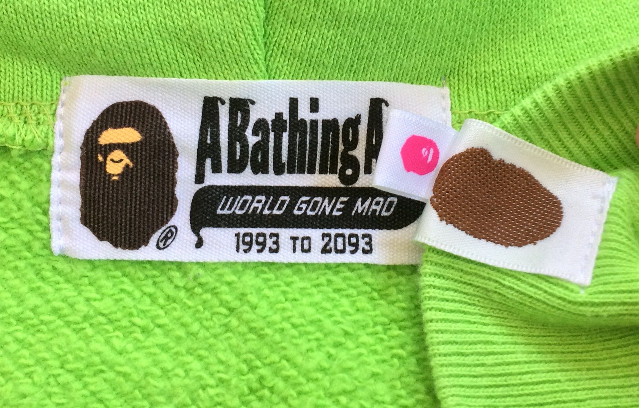 Bape Bathing Ape Green Camo Shark Hoodie Size XS / US 0-2 / IT 36-38 - 7 Thumbnail