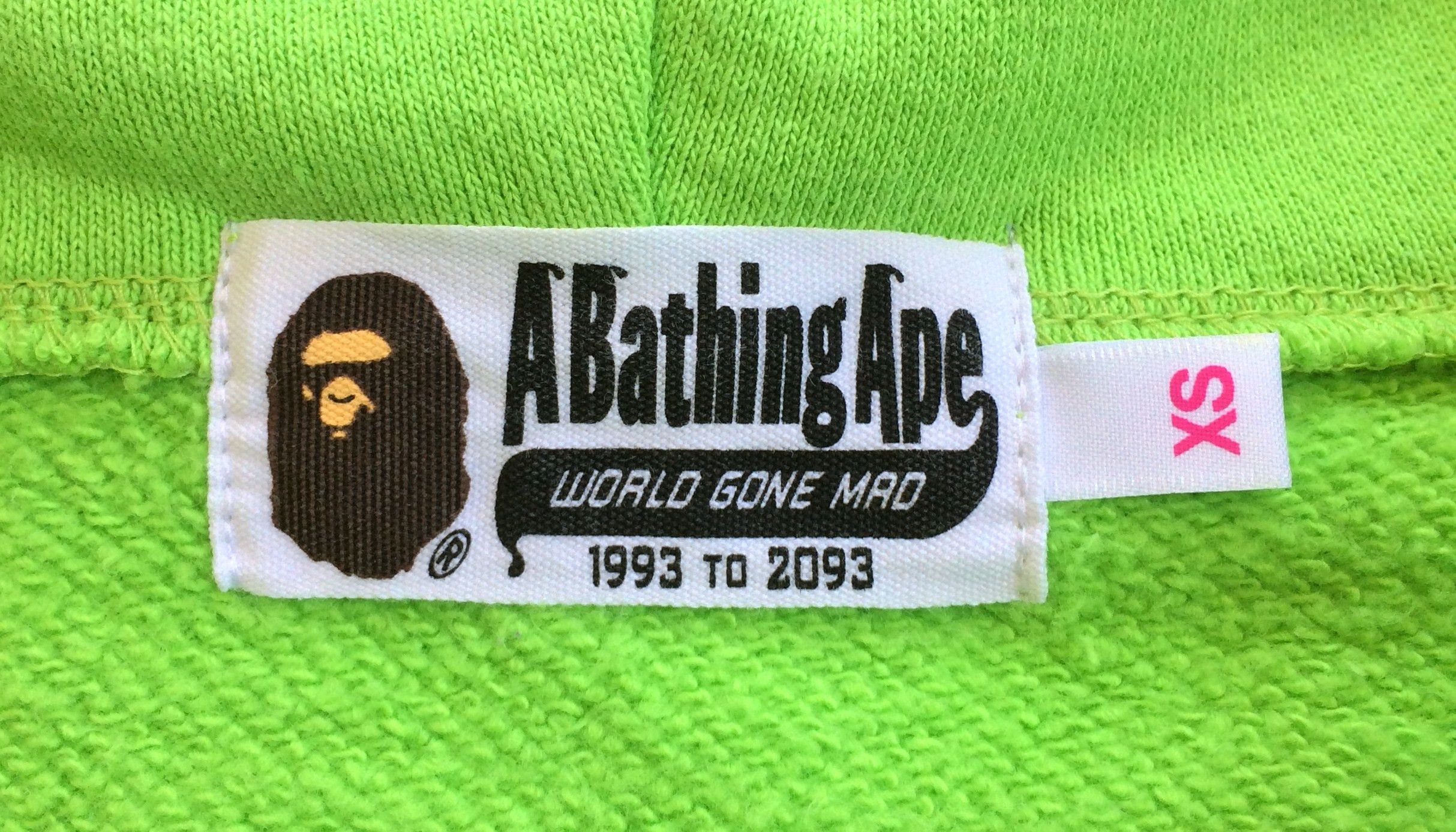 Bape Bathing Ape Green Camo Shark Hoodie Size XS / US 0-2 / IT 36-38 - 6 Thumbnail