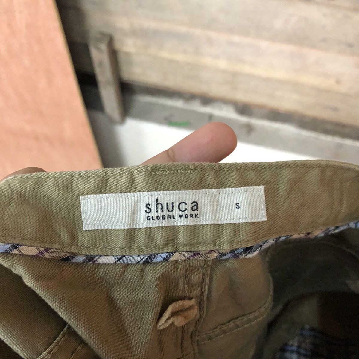 Japanese Brand D Shuca Brown multipocket tactical utility Cargo Pants #2377 Size US 29 - 16 Thumbnail