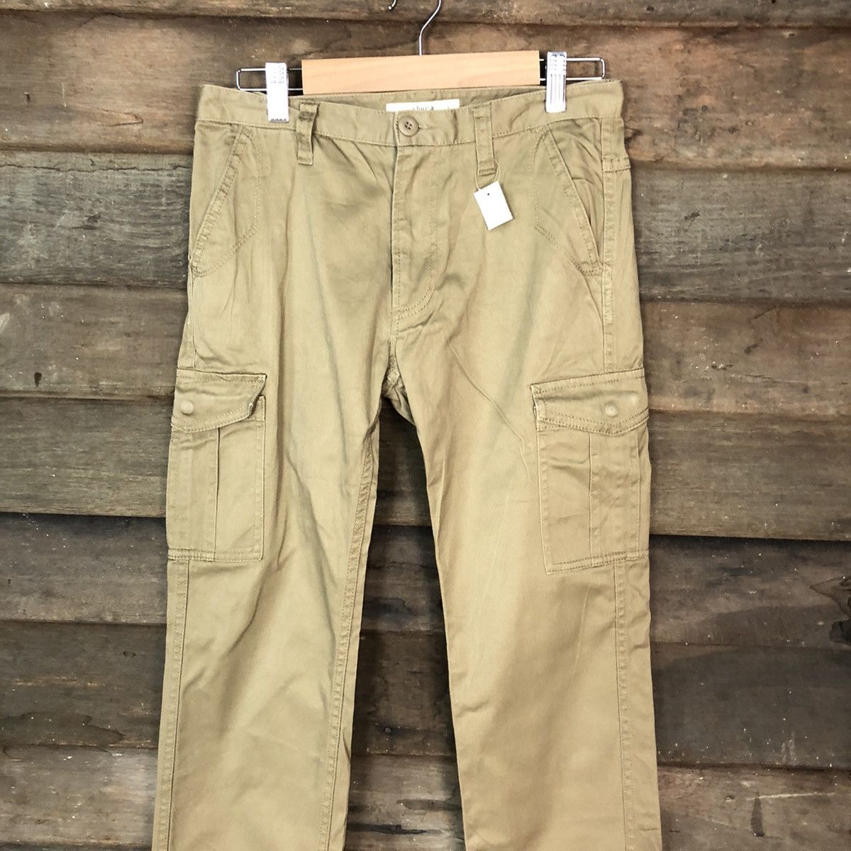 Japanese Brand D Shuca Brown multipocket tactical utility Cargo Pants #2377 Size US 29 - 2 Thumbnail