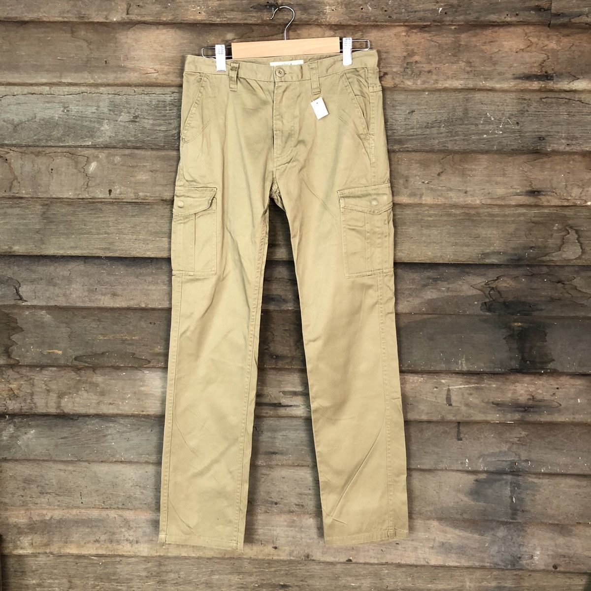 Japanese Brand D Shuca Brown multipocket tactical utility Cargo Pants #2377 Size US 29 - 1 Thumbnail