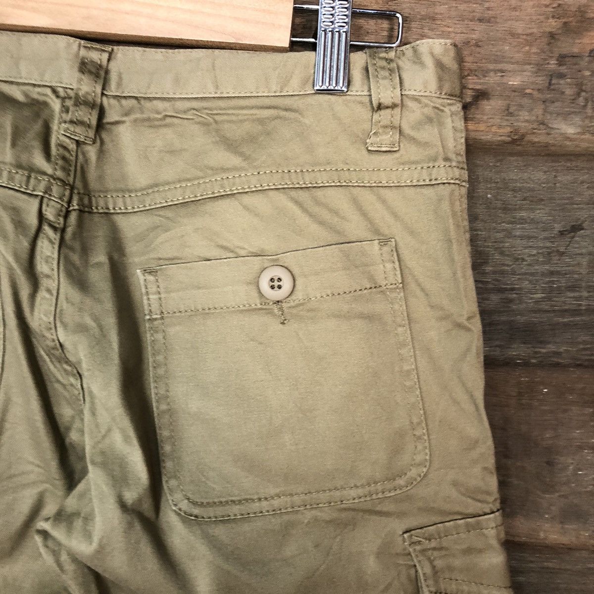Japanese Brand D Shuca Brown multipocket tactical utility Cargo Pants #2377 Size US 29 - 15 Thumbnail