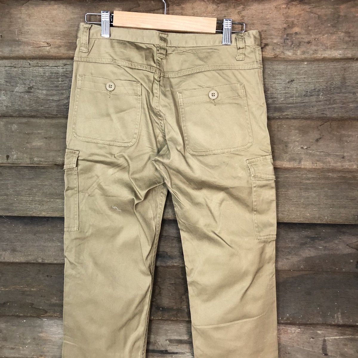 Japanese Brand D Shuca Brown multipocket tactical utility Cargo Pants #2377 Size US 29 - 12 Thumbnail