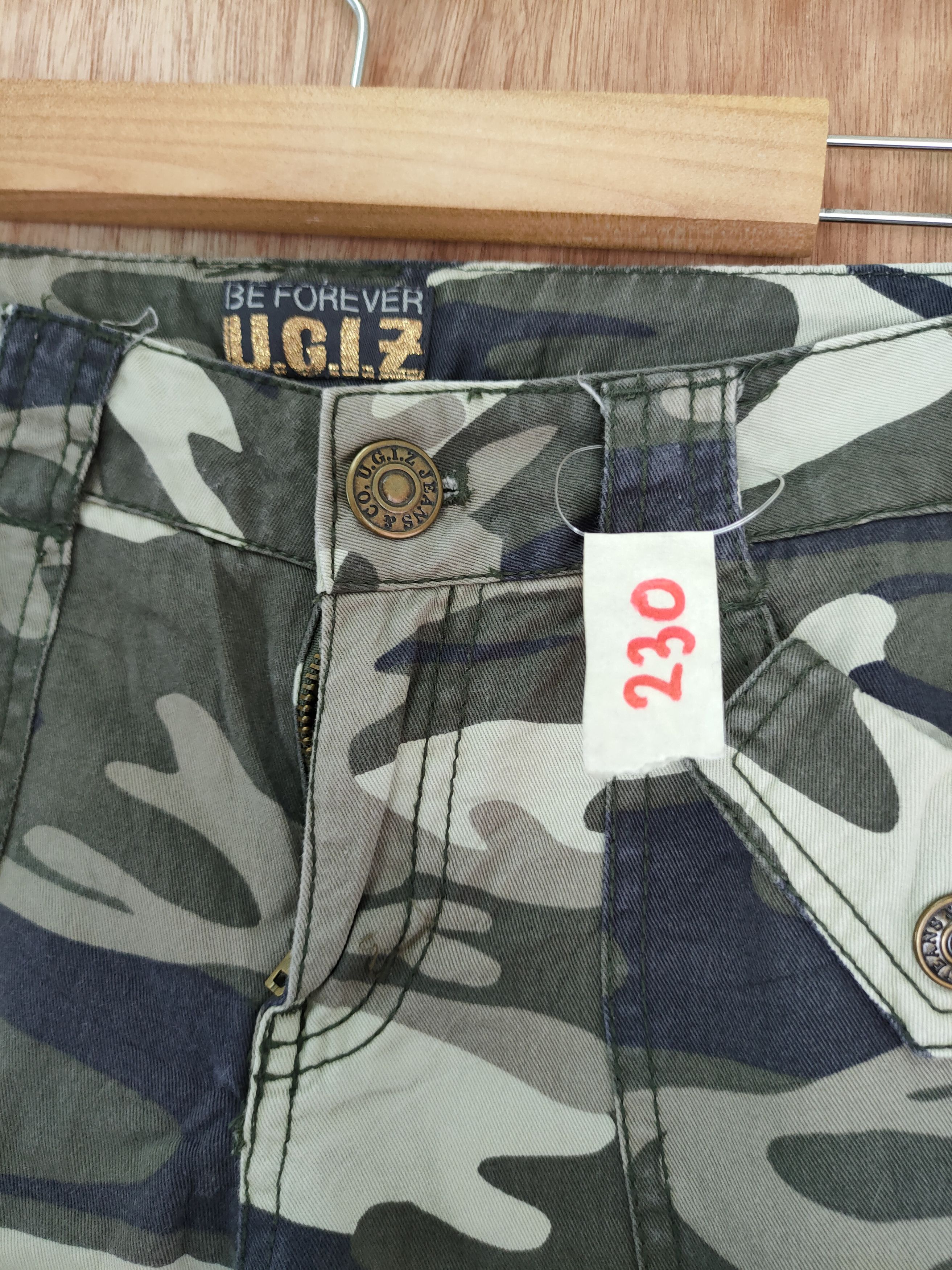 Japanese Brand DLL Ugiz camo military utility tactical cargo pants #230 Size 26" / US 2 / IT 38 - 4 Thumbnail