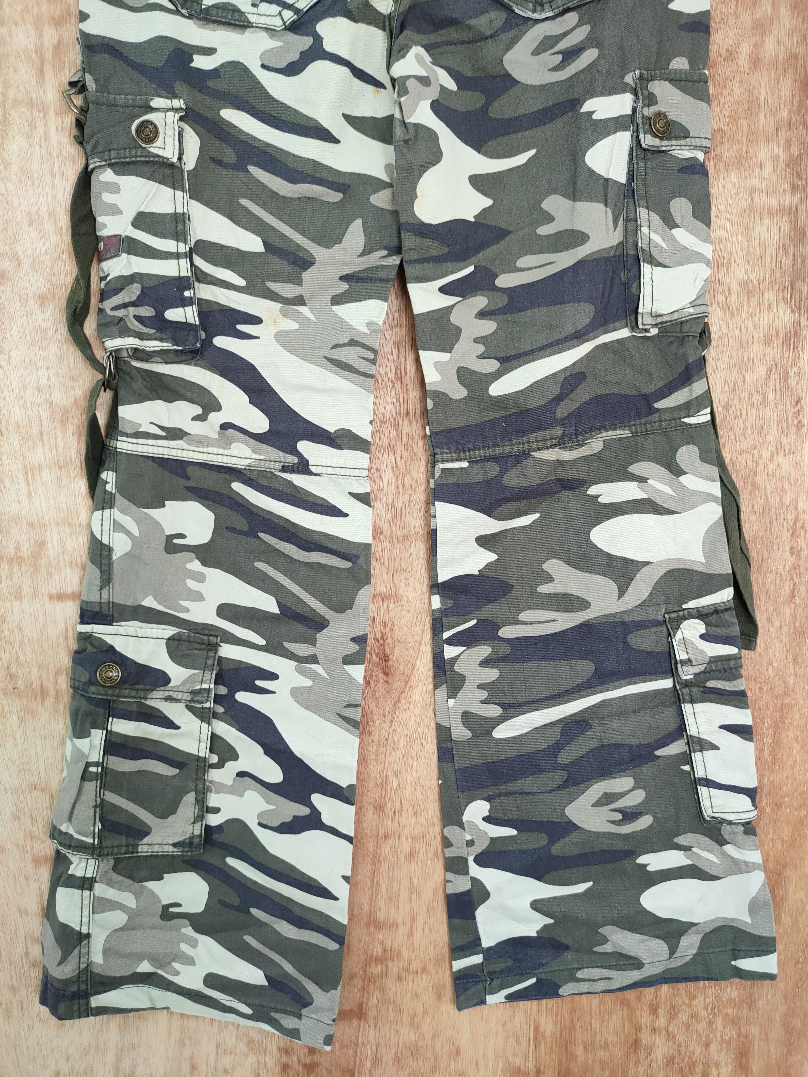 Japanese Brand DLL Ugiz camo military utility tactical cargo pants #230 Size 26" / US 2 / IT 38 - 7 Thumbnail