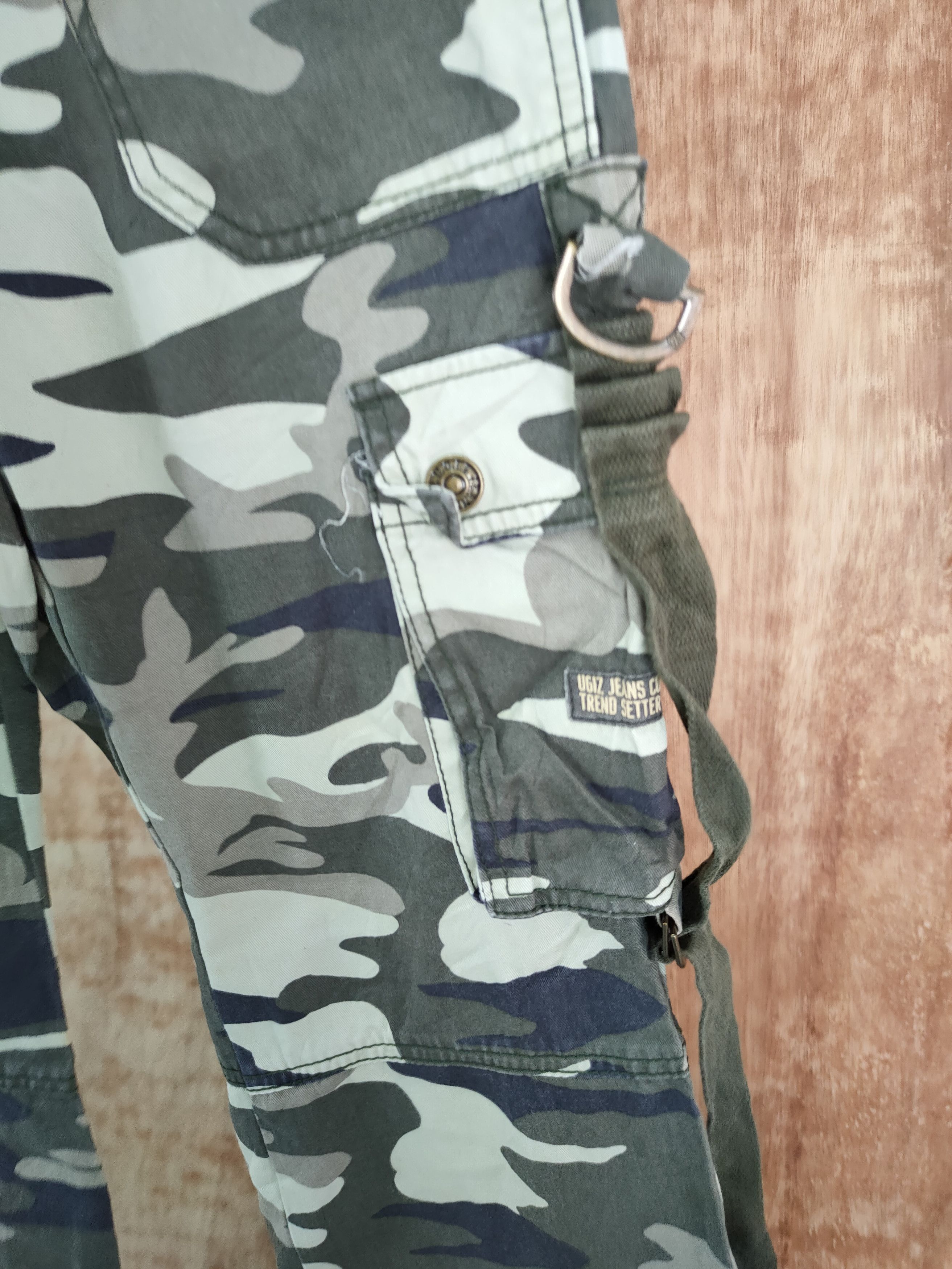 Japanese Brand DLL Ugiz camo military utility tactical cargo pants #230 Size 26" / US 2 / IT 38 - 5 Thumbnail