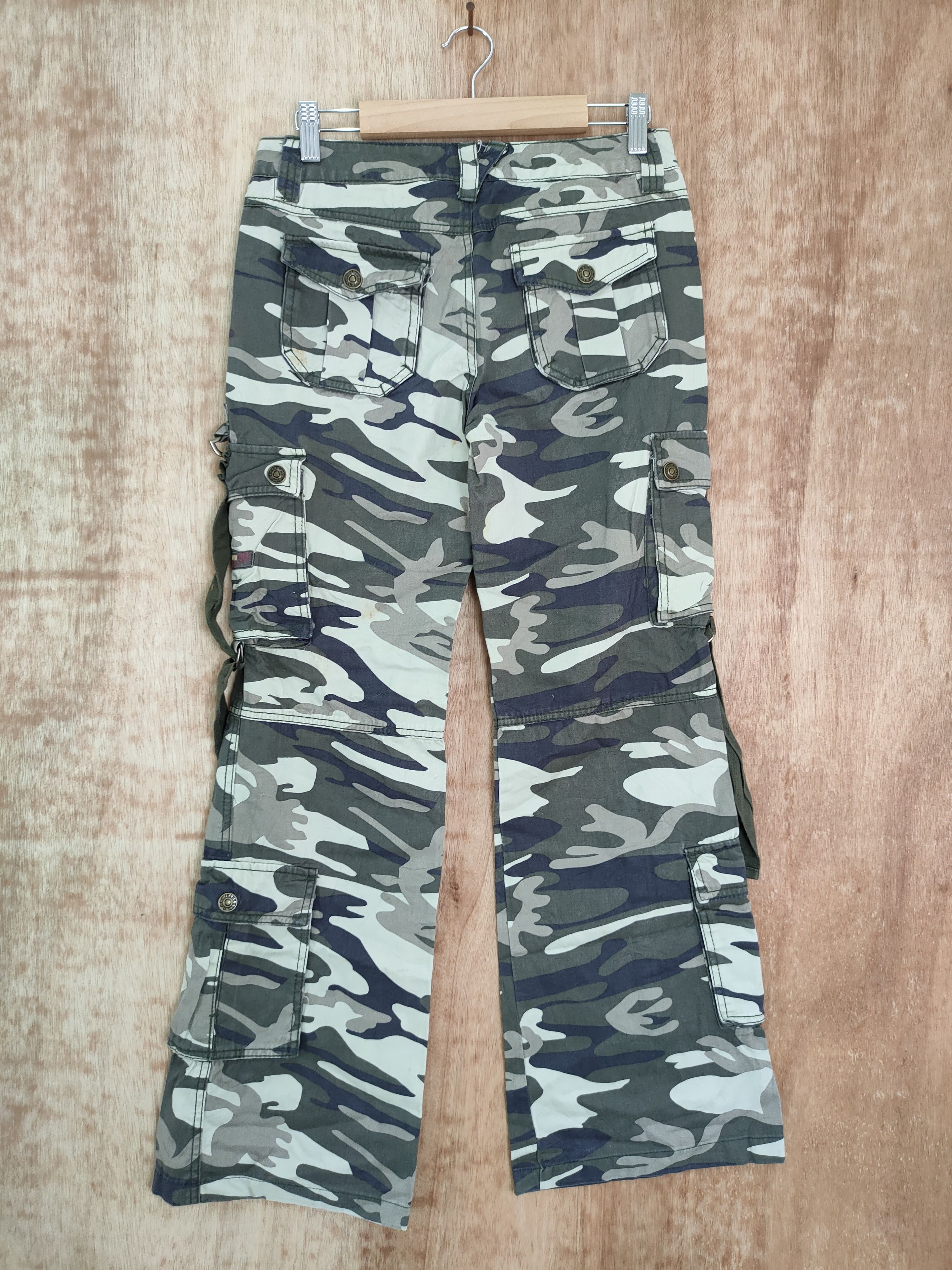 Japanese Brand DLL Ugiz camo military utility tactical cargo pants #230 Size 26" / US 2 / IT 38 - 6 Thumbnail