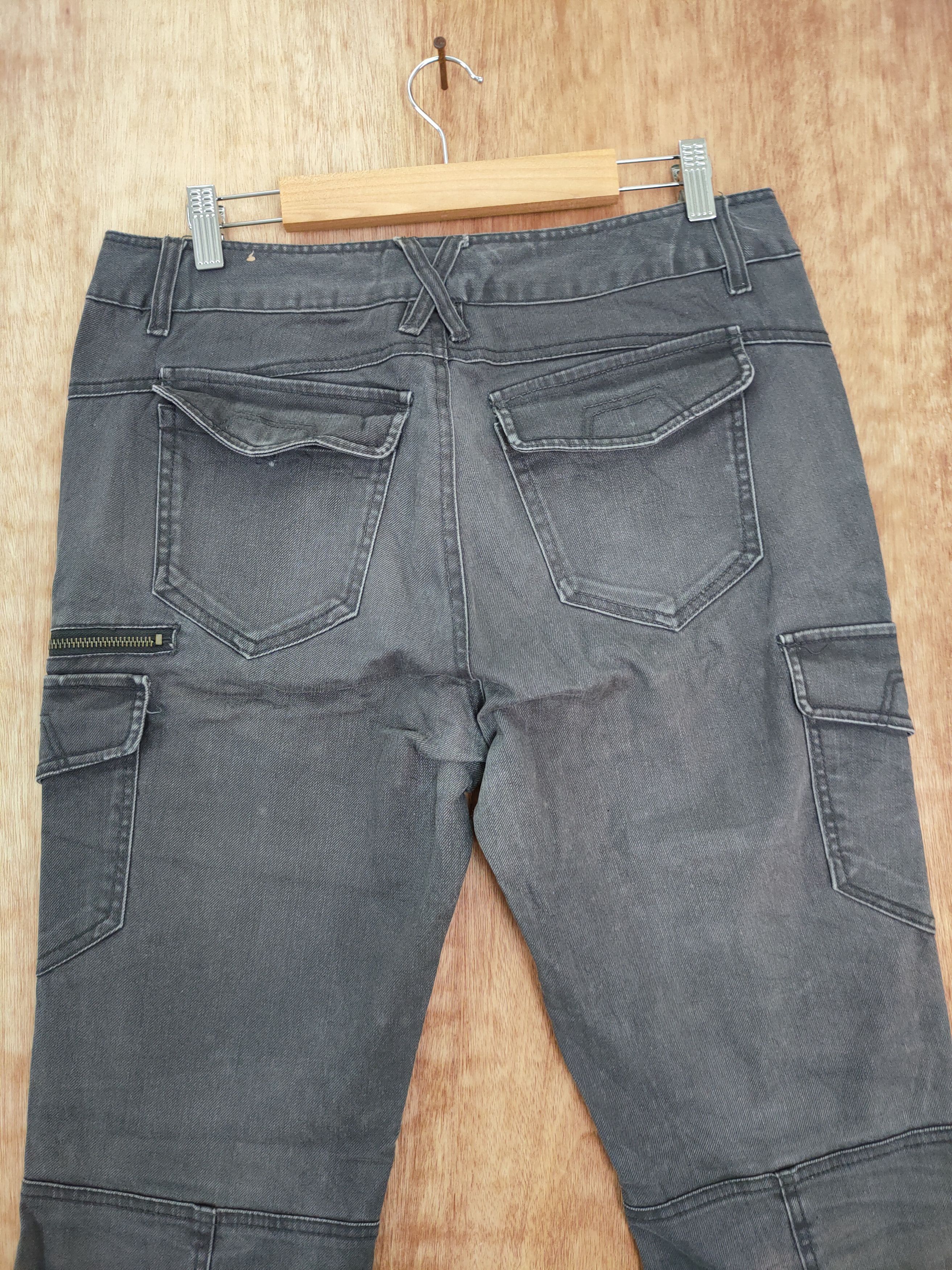 Japanese Brand DLL Agiz multipocket faded cargo japan pants #233 Size US 30 / EU 46 - 7 Thumbnail