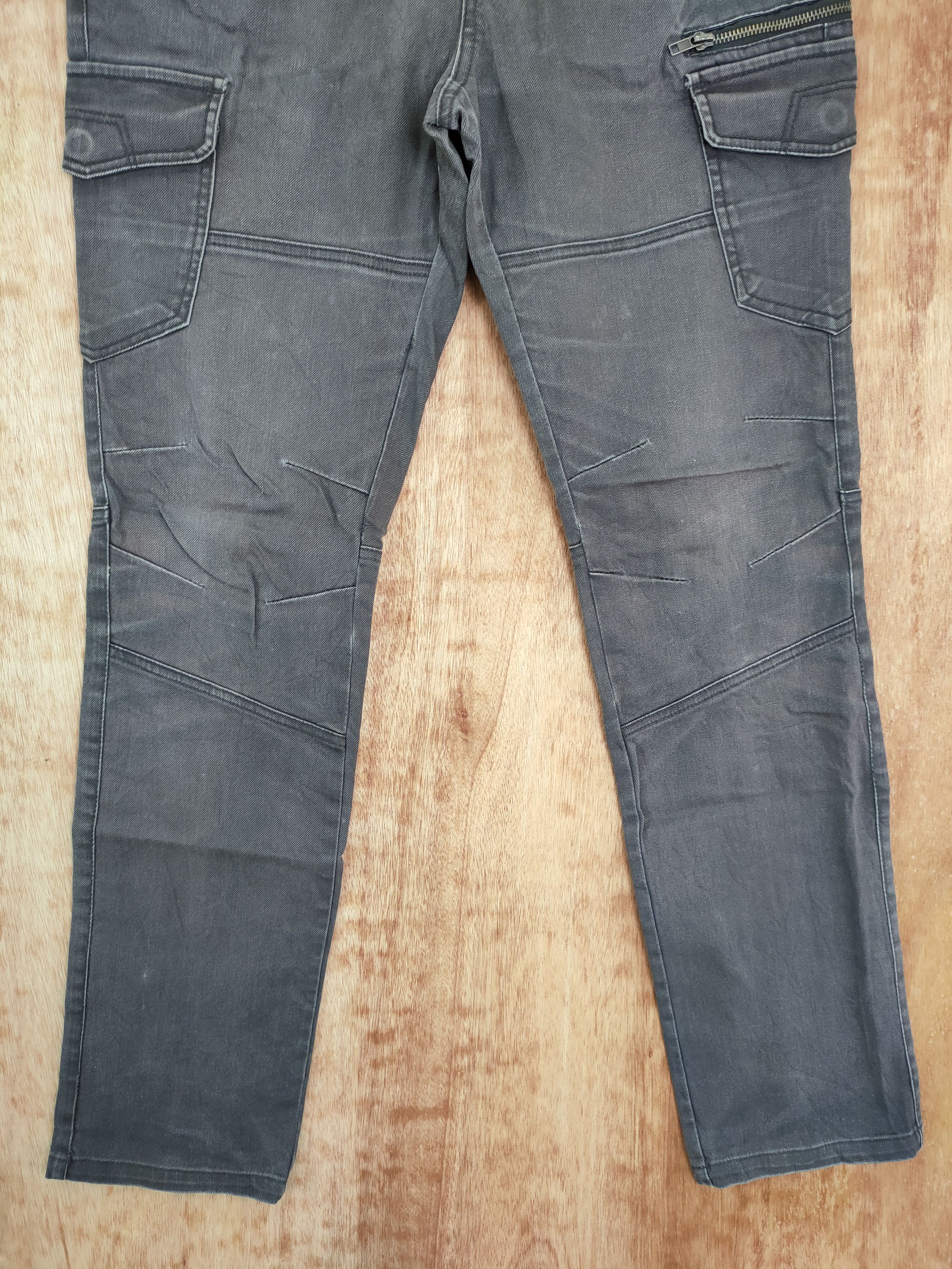 Japanese Brand DLL Agiz multipocket faded cargo japan pants #233 Size US 30 / EU 46 - 2 Thumbnail