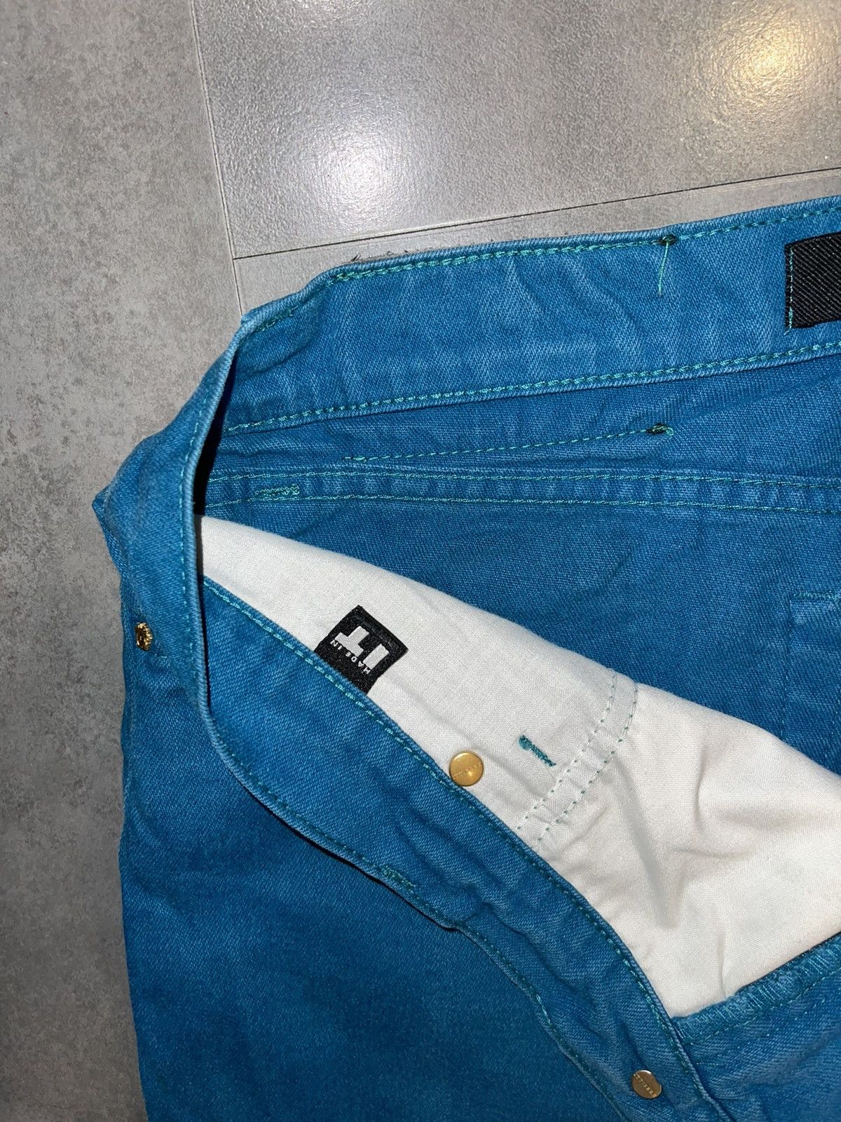 Versace Versace Jeans Couture Turqoise Denim Pants Size US 32 / EU 48 - 13 Thumbnail