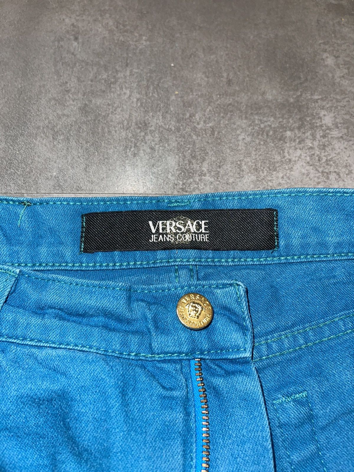 Versace Versace Jeans Couture Turqoise Denim Pants Size US 32 / EU 48 - 12 Thumbnail