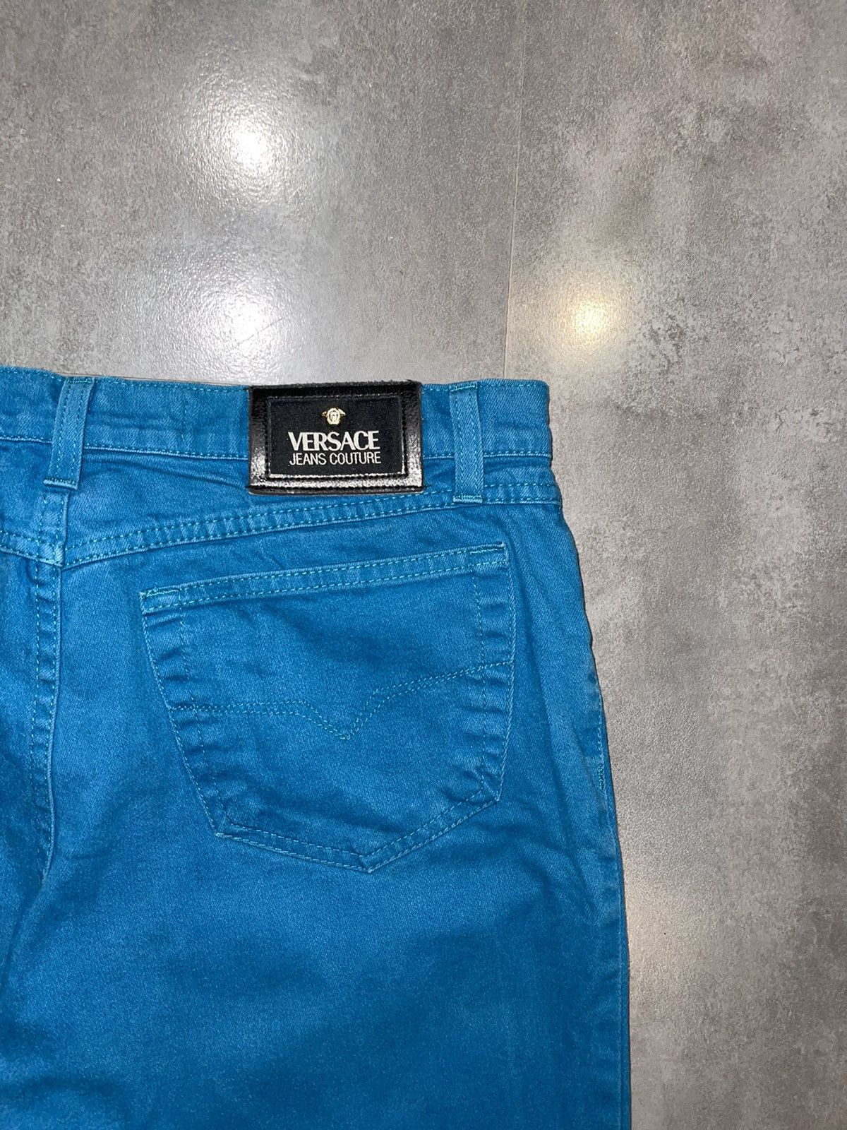 Versace Versace Jeans Couture Turqoise Denim Pants Size US 32 / EU 48 - 6 Thumbnail