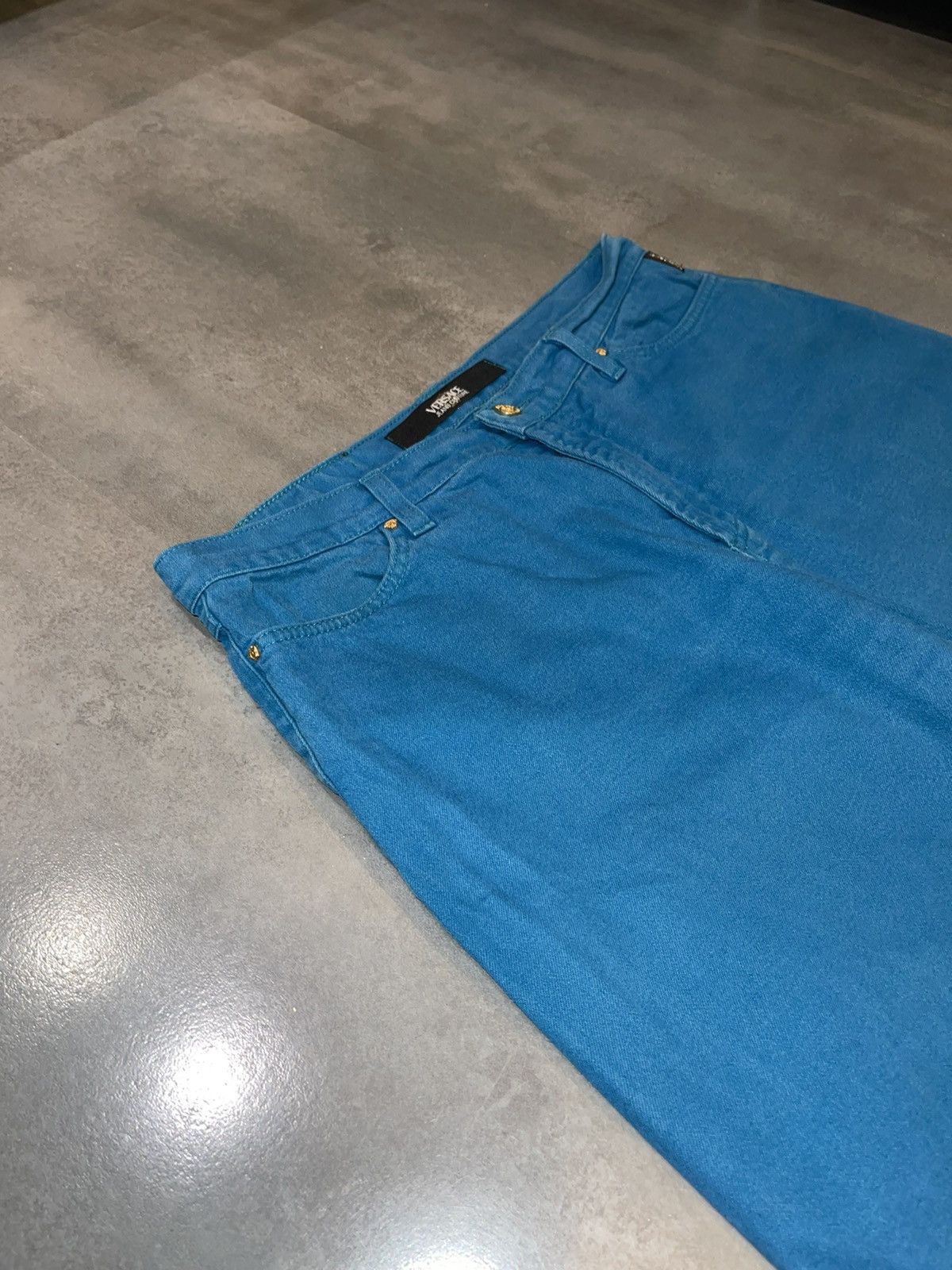 Versace Versace Jeans Couture Turqoise Denim Pants Size US 32 / EU 48 - 3 Thumbnail