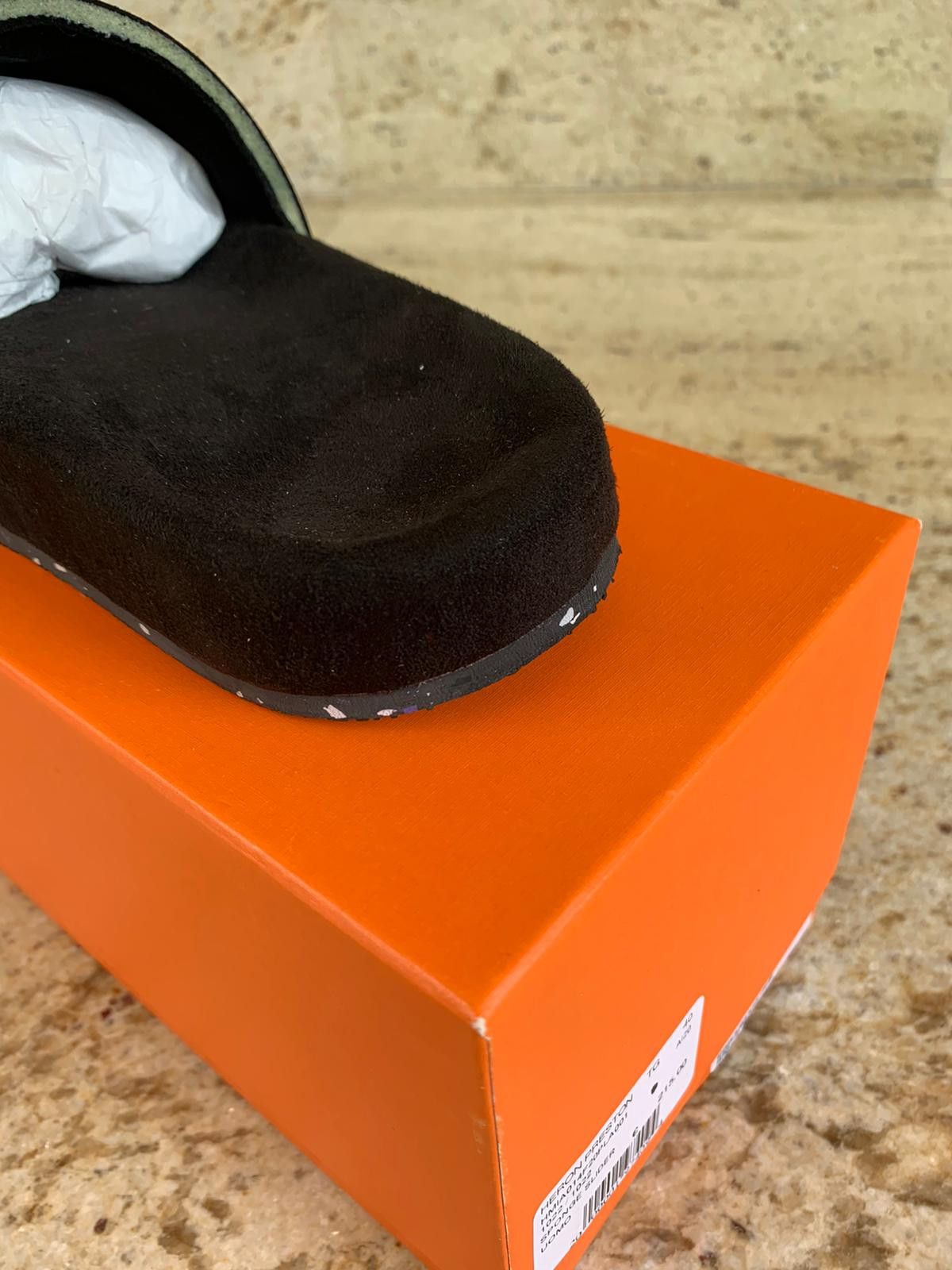 Heron Preston Suede Sponge Sliders Size US 7 / EU 40 - 7 Thumbnail