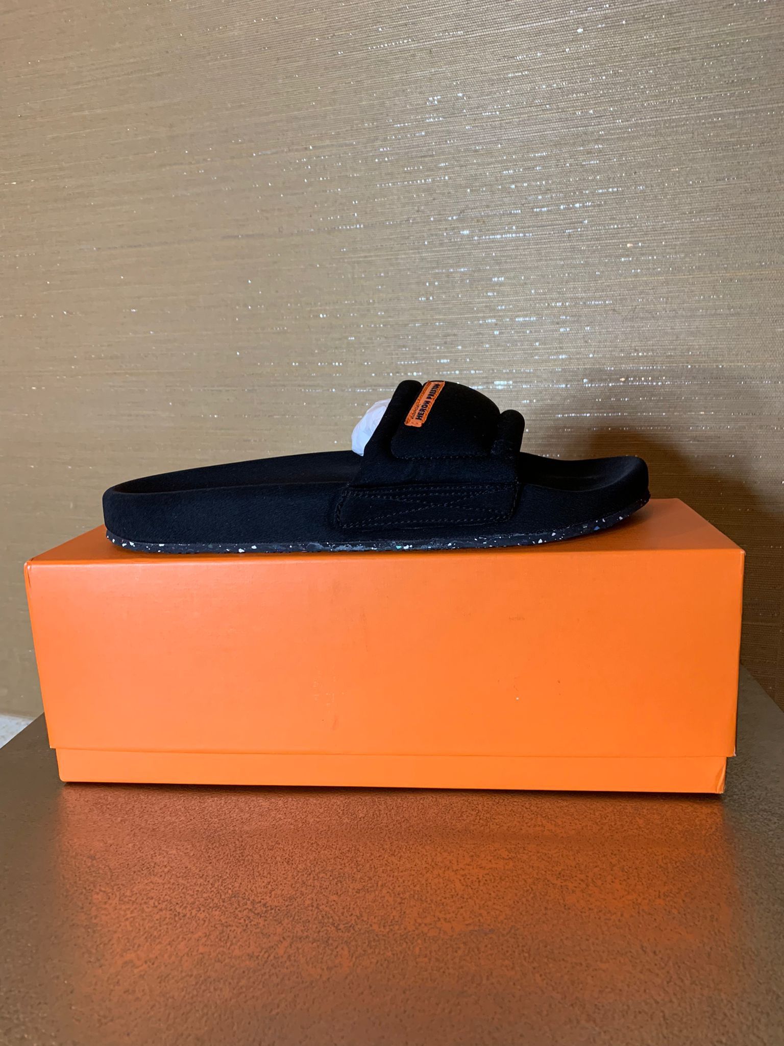 Heron Preston Fabric Slider in Black Size US 11 / EU 44 - 2 Thumbnail
