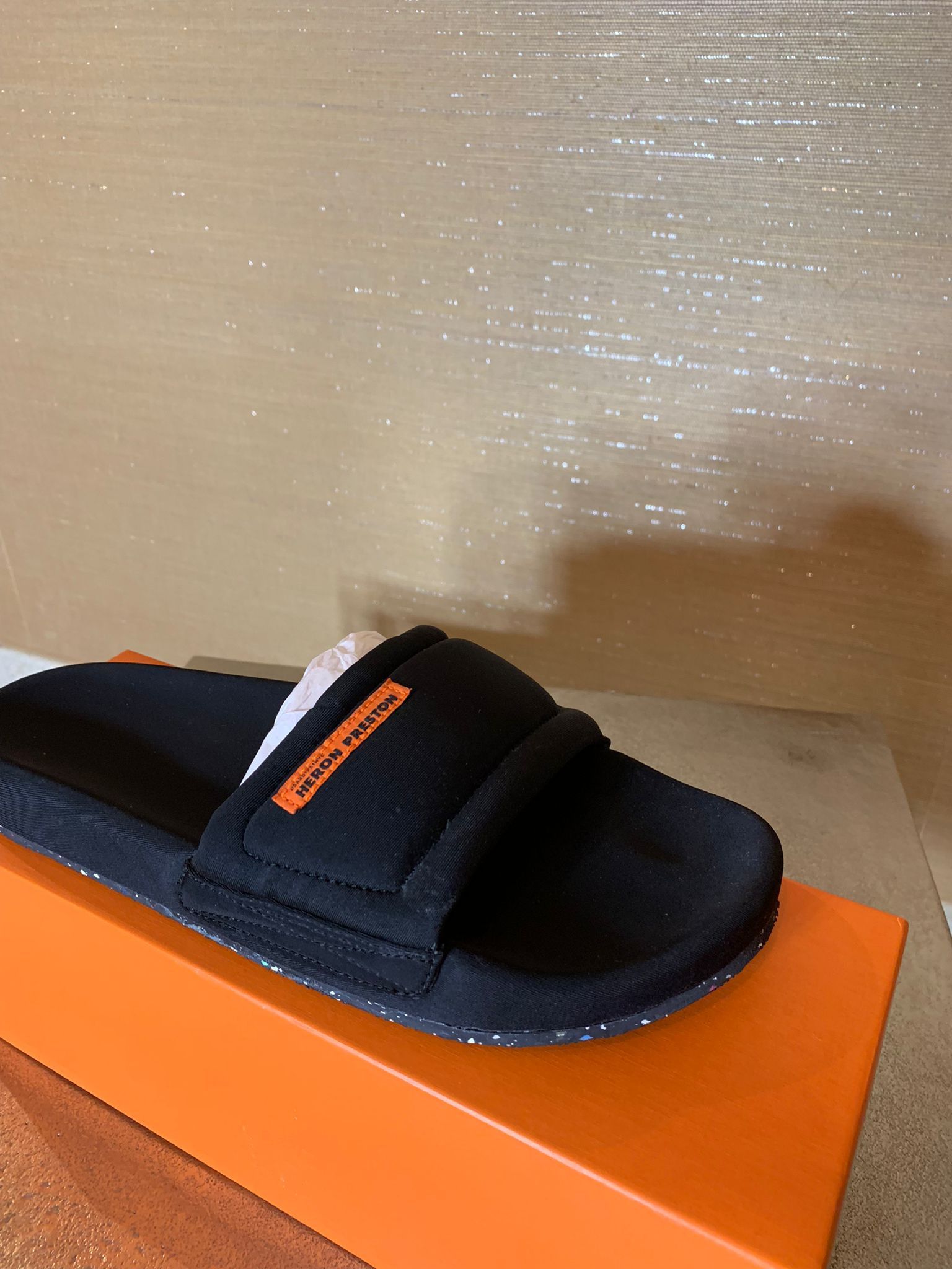 Heron Preston Fabric Slider in Black Size US 11 / EU 44 - 7 Thumbnail