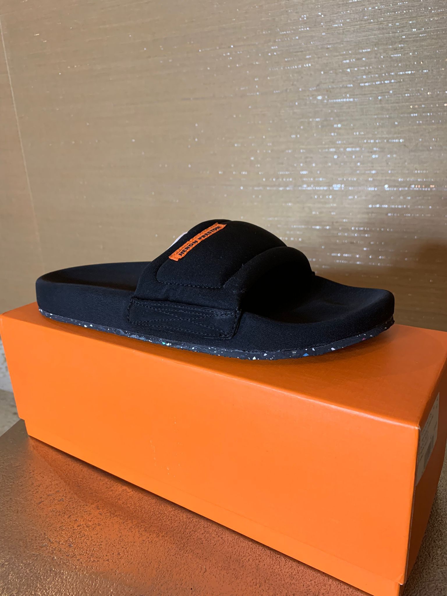 Heron Preston Fabric Slider in Black Size US 11 / EU 44 - 8 Thumbnail