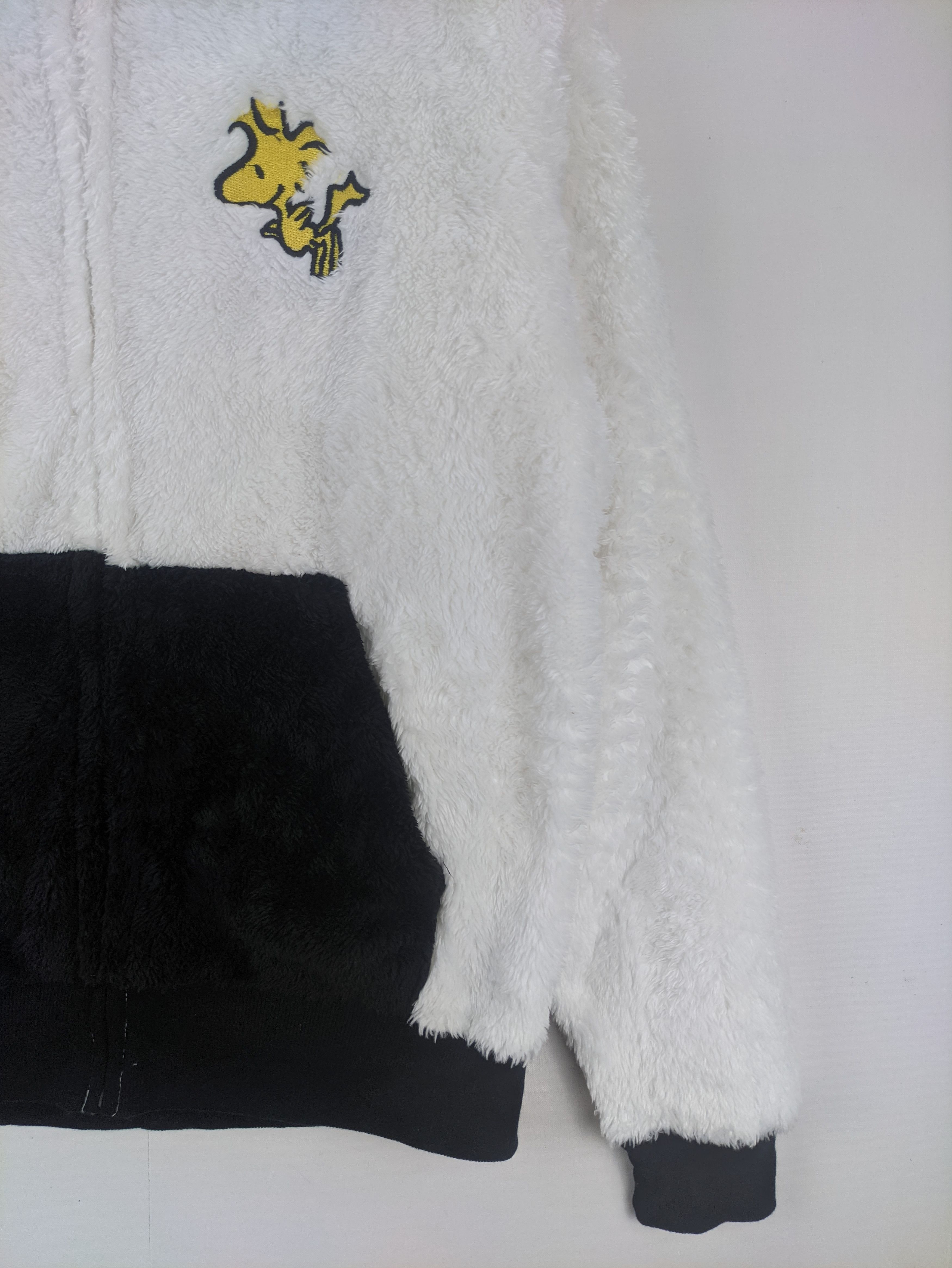 Peanuts Steals🔥Fleece Hoodie Peanuts Snoopy Face Hood Zip Up Size M / US 6-8 / IT 42-44 - 5 Thumbnail