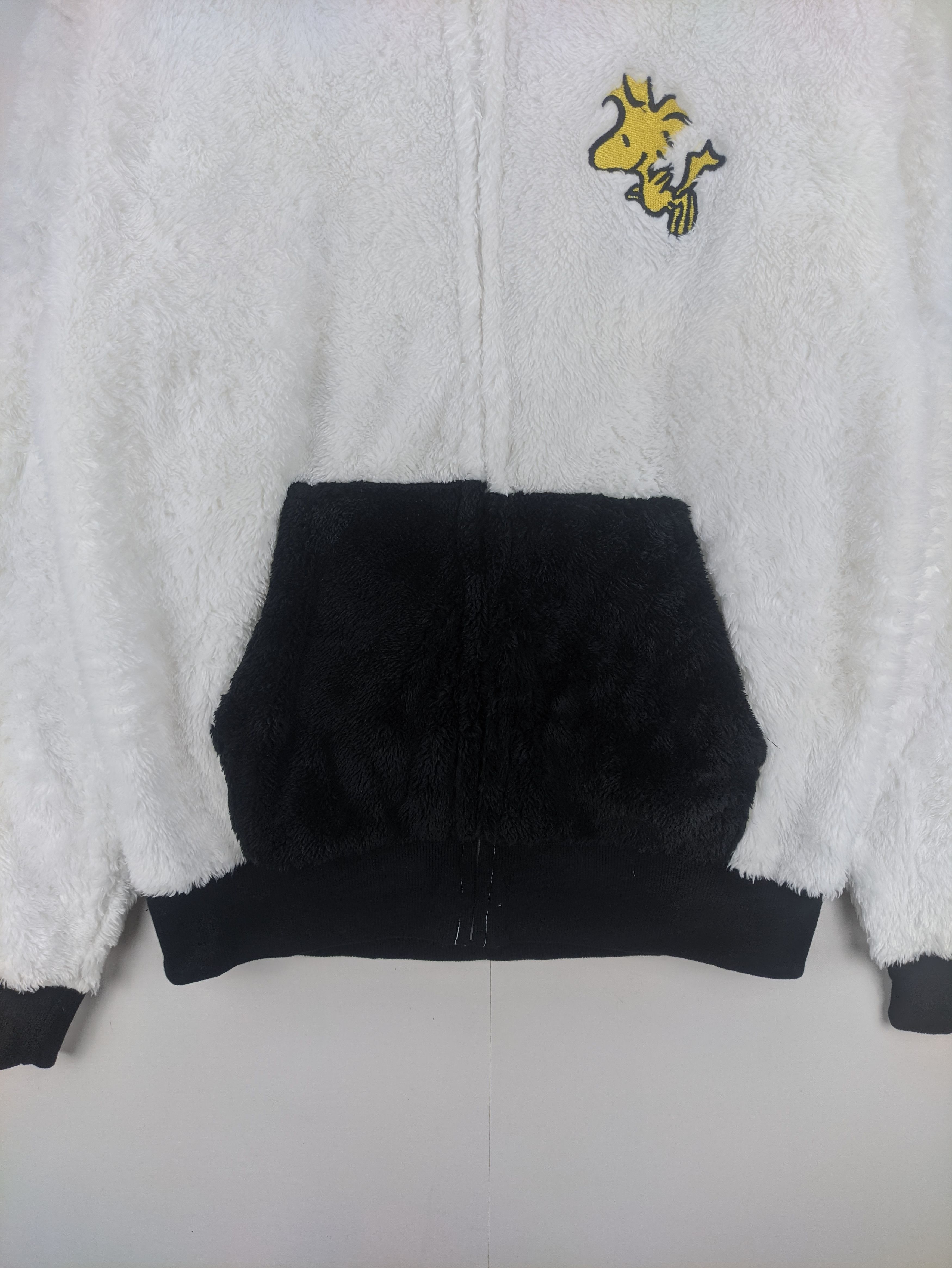Peanuts Steals🔥Fleece Hoodie Peanuts Snoopy Face Hood Zip Up Size M / US 6-8 / IT 42-44 - 7 Thumbnail