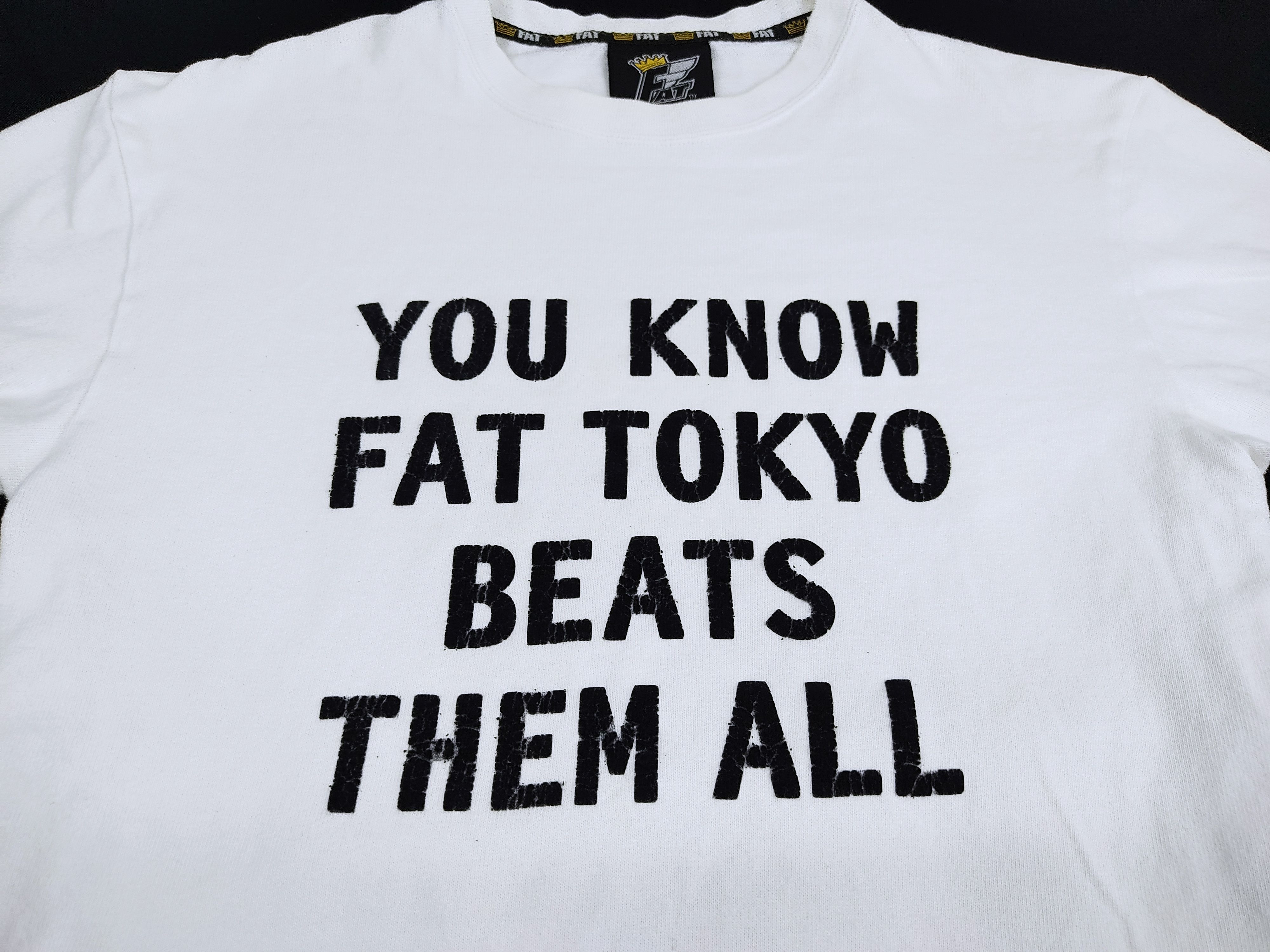 Fat Tokyo Fat Tokyo Beats Them All Tee Streetwear Vintage Size US M / EU 48-50 / 2 - 2 Thumbnail