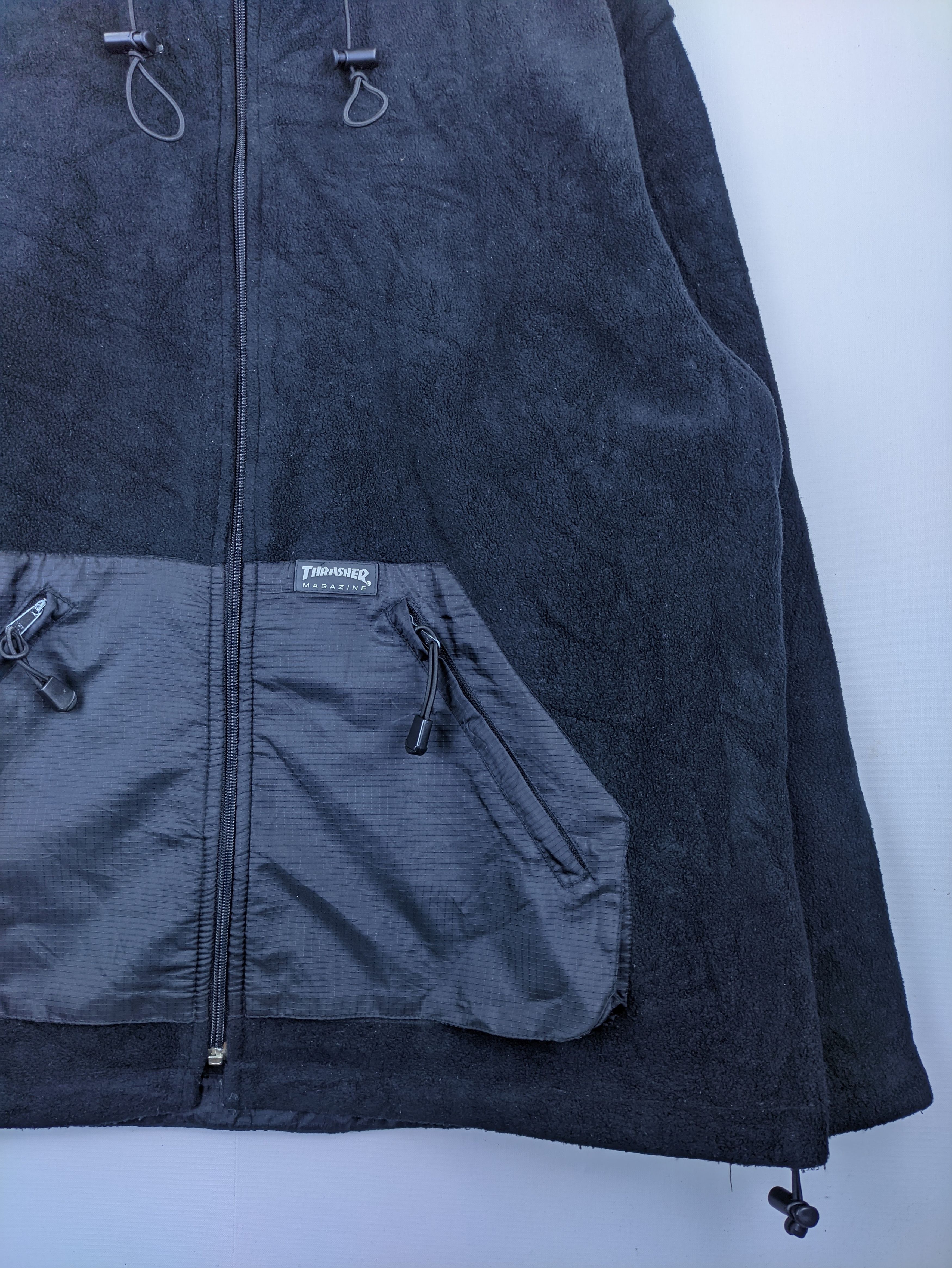Thrasher Steals🔥Vintage Fleece Jacket by Thrasher Magazine Size US L / EU 52-54 / 3 - 6 Thumbnail