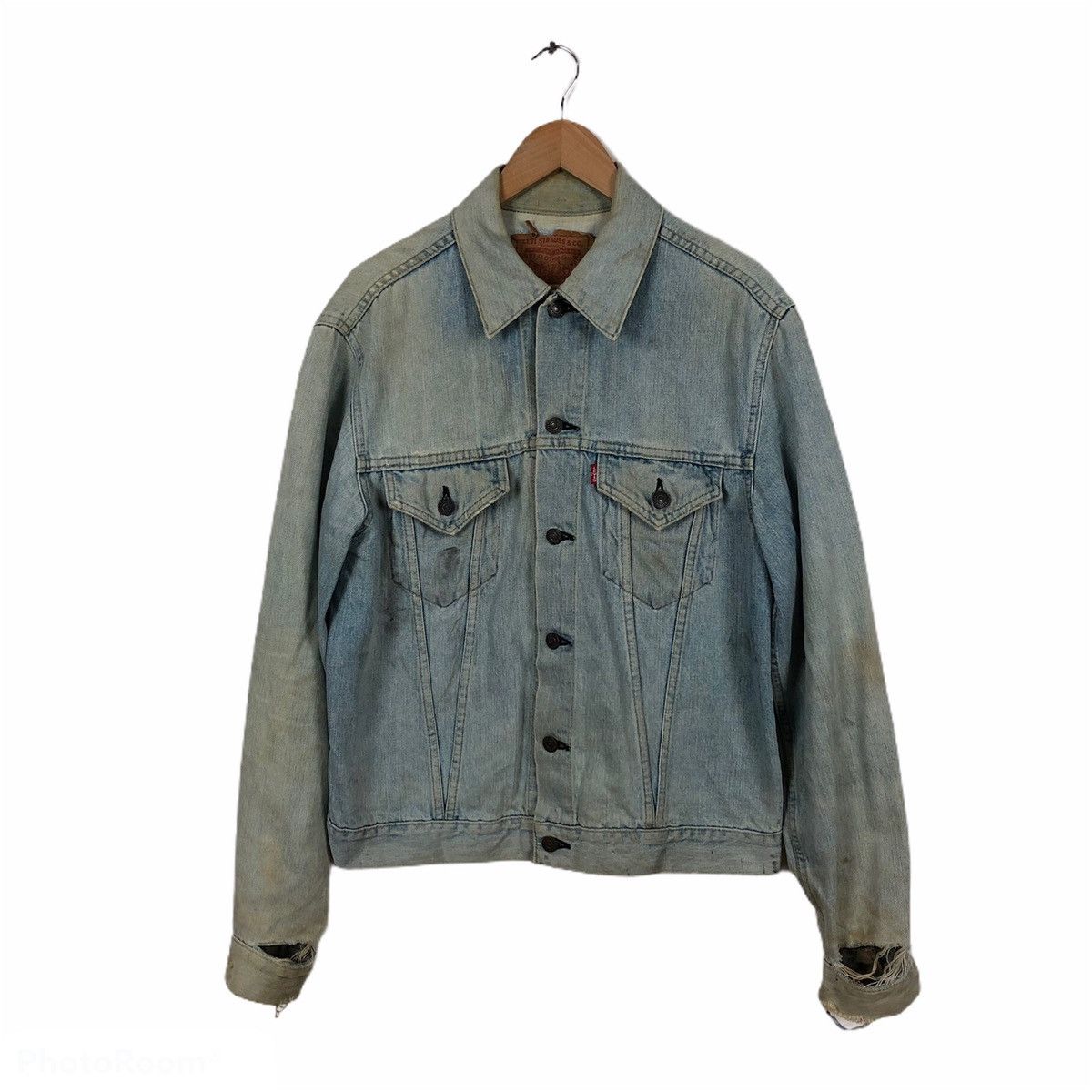Levi's VINTAGE 90's LEVI'S BIG E DENIM JACKET Size US M / EU 48-50 / 2 - 1 Thumbnail