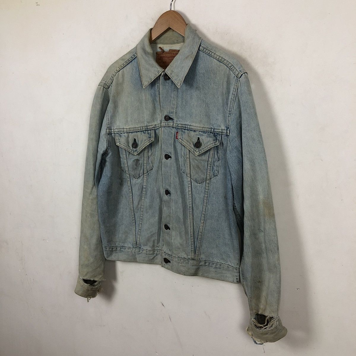 Levi's VINTAGE 90's LEVI'S BIG E DENIM JACKET Size US M / EU 48-50 / 2 - 2 Thumbnail