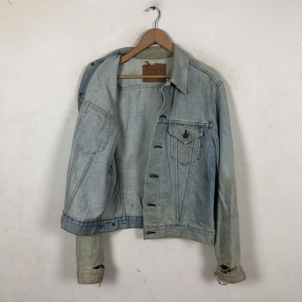 Levi's VINTAGE 90's LEVI'S BIG E DENIM JACKET Size US M / EU 48-50 / 2 - 15 Thumbnail