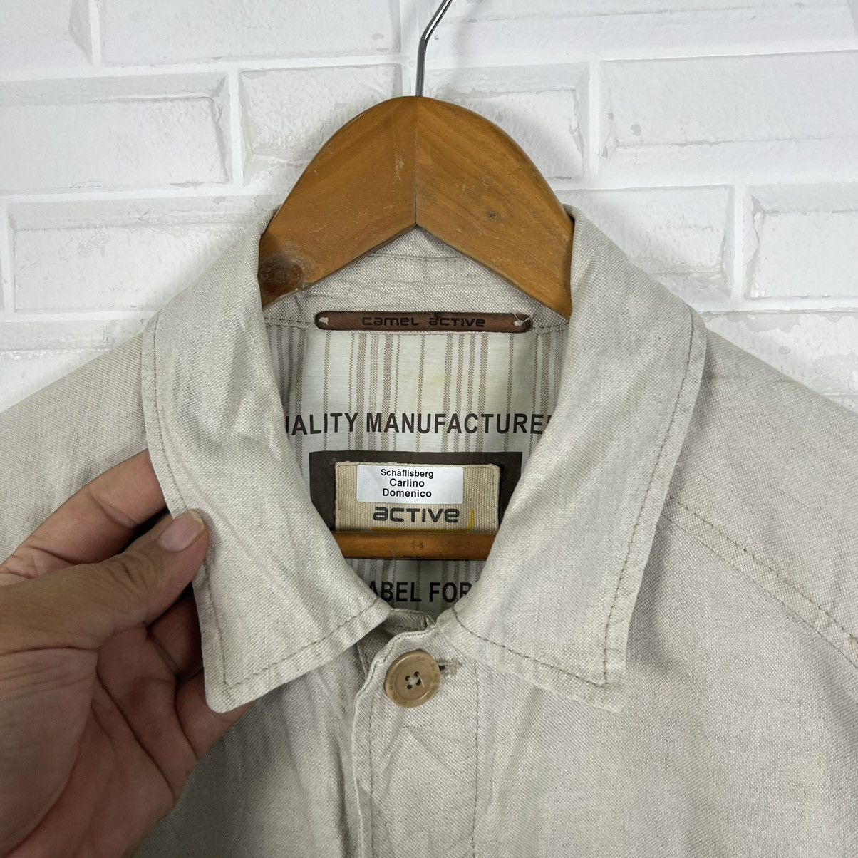 Camel × Japanese Brand SURVIVAL HIKORY CHORE JACKET CAMEL ACTIVE MULTI POCKET Size US XL / EU 56 / 4 - 4 Thumbnail