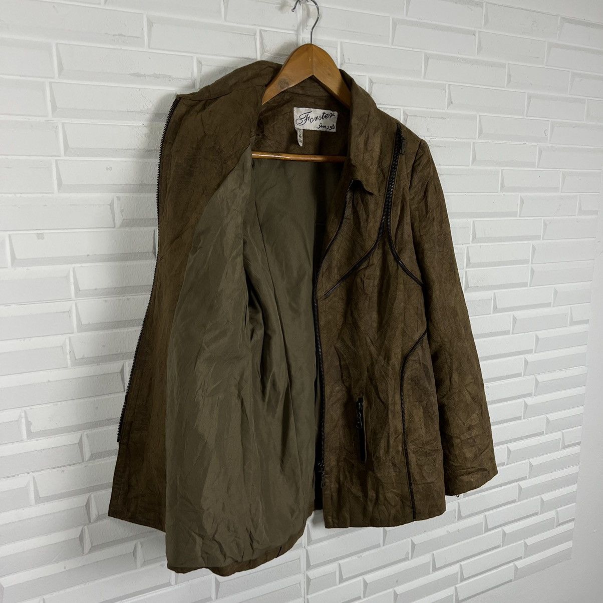 Japanese Brand RARE STYLE BIKER JACKET FORSTER PUNK DESIGN Size US S / EU 44-46 / 1 - 7 Thumbnail