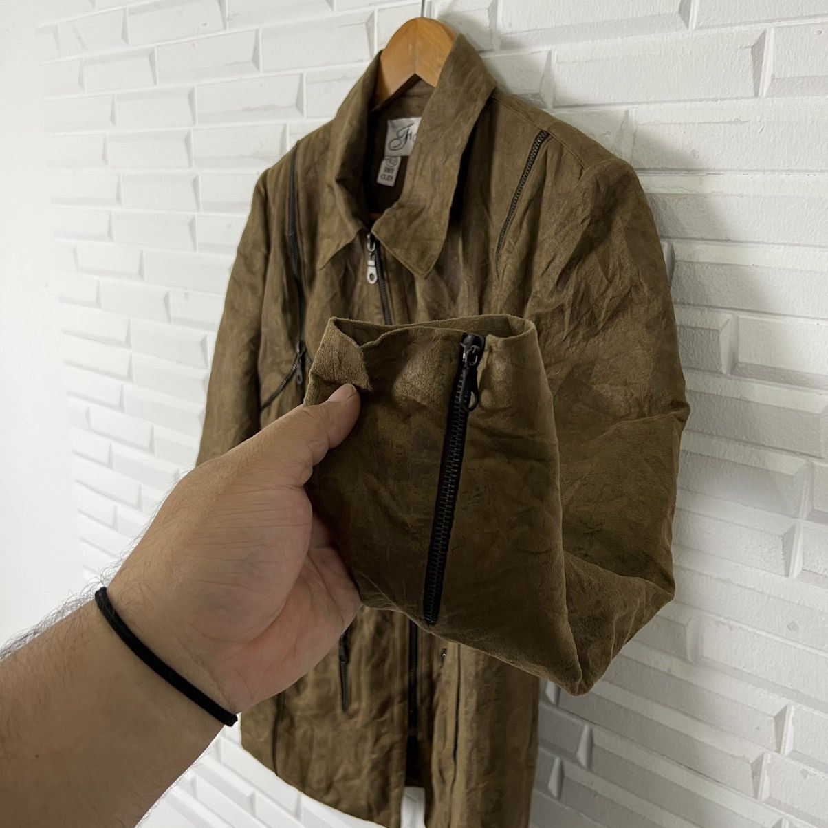 Japanese Brand RARE STYLE BIKER JACKET FORSTER PUNK DESIGN Size US S / EU 44-46 / 1 - 3 Thumbnail