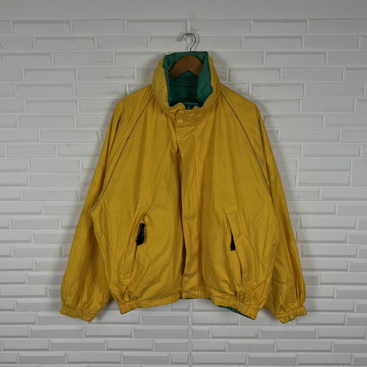 Japanese Brand VINTAGE NAUTICA REVERSIBLE BOMBERJACKET BIG LOGO RAREDESIGN Size US L / EU 52-54 / 3 - 3 Thumbnail