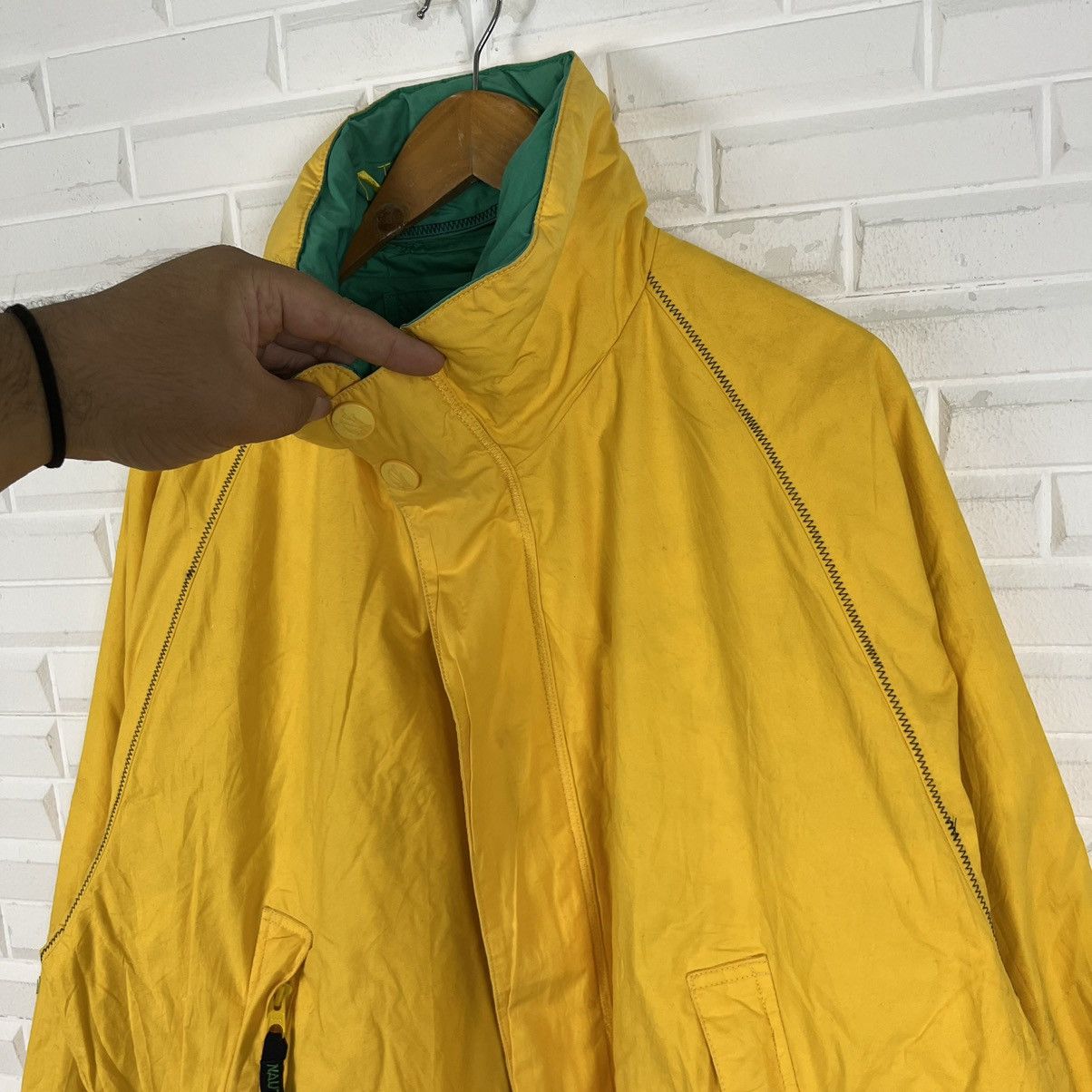 Japanese Brand VINTAGE NAUTICA REVERSIBLE BOMBERJACKET BIG LOGO RAREDESIGN Size US L / EU 52-54 / 3 - 6 Thumbnail