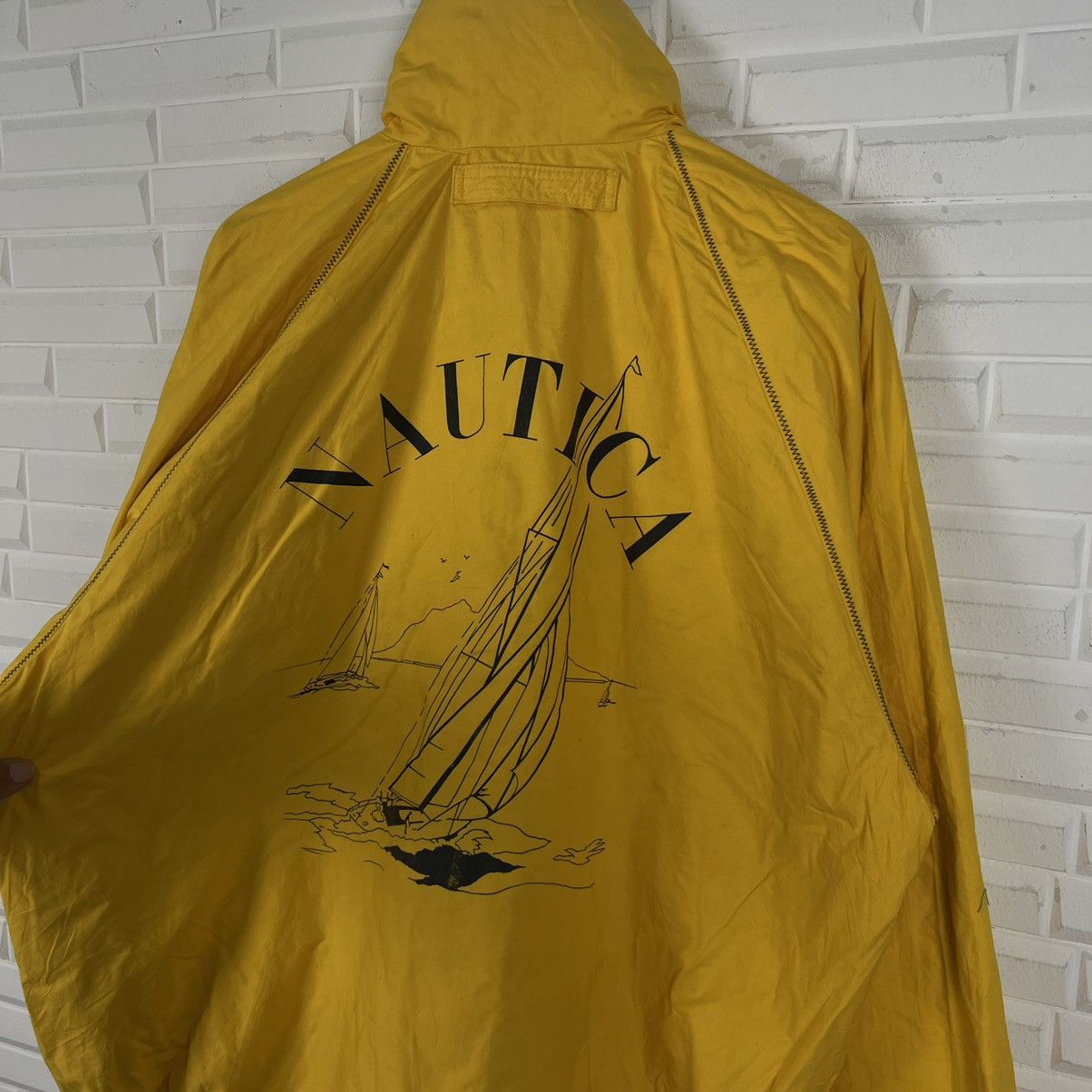 Japanese Brand VINTAGE NAUTICA REVERSIBLE BOMBERJACKET BIG LOGO RAREDESIGN Size US L / EU 52-54 / 3 - 8 Thumbnail