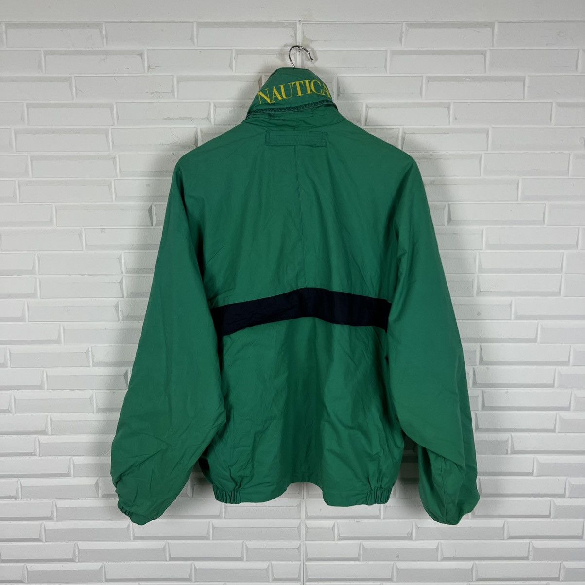 Japanese Brand VINTAGE NAUTICA REVERSIBLE BOMBERJACKET BIG LOGO RAREDESIGN Size US L / EU 52-54 / 3 - 12 Thumbnail