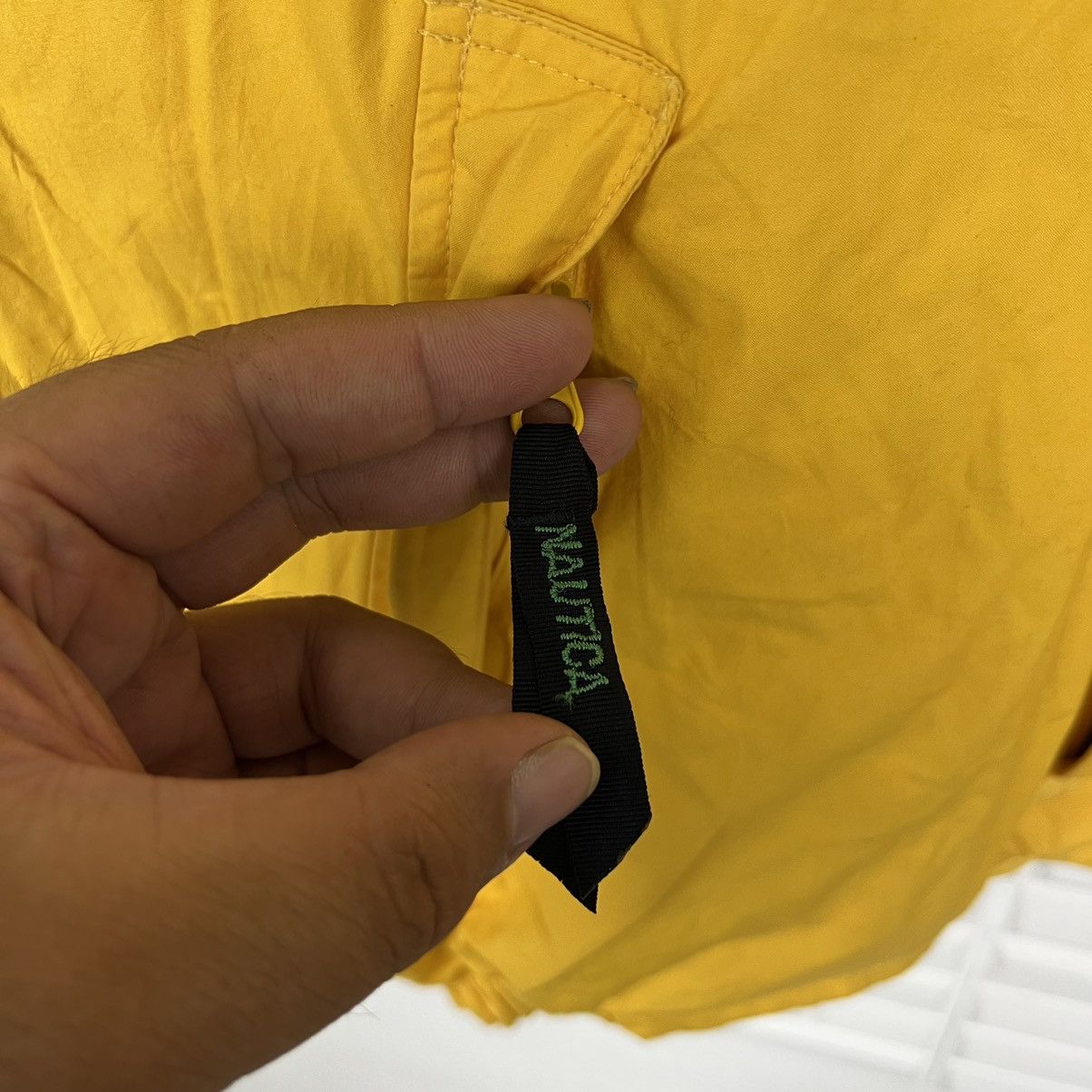 Japanese Brand VINTAGE NAUTICA REVERSIBLE BOMBERJACKET BIG LOGO RAREDESIGN Size US L / EU 52-54 / 3 - 5 Thumbnail