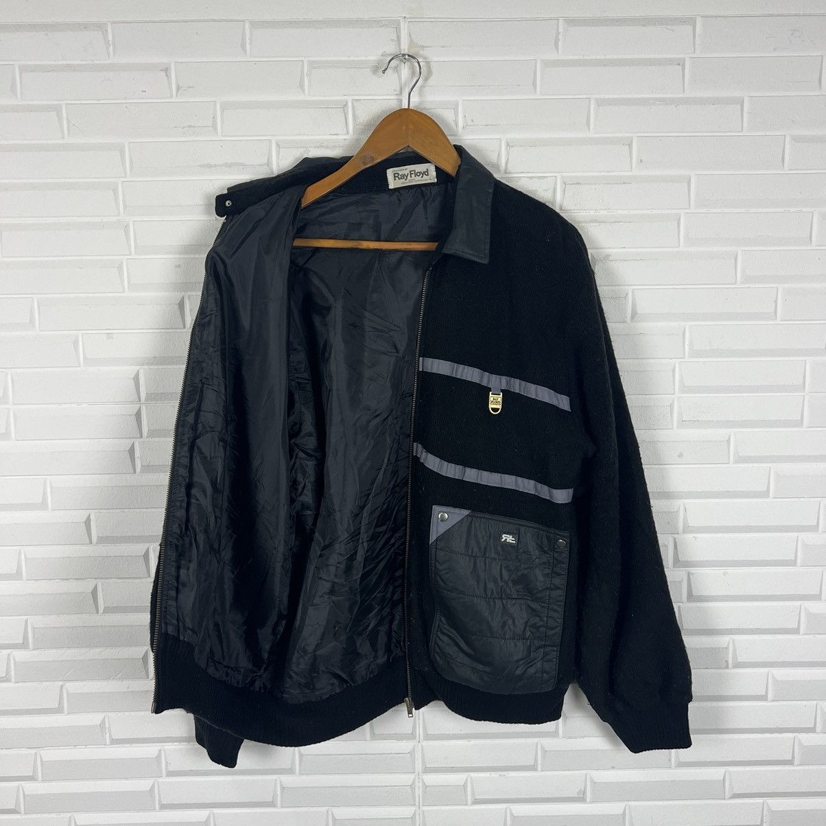 Japanese Brand RARE RAY FLOYD BOMBER STYLE JACKET INSPIRED BY RAFF SIMONS Size US L / EU 52-54 / 3 - 9 Thumbnail