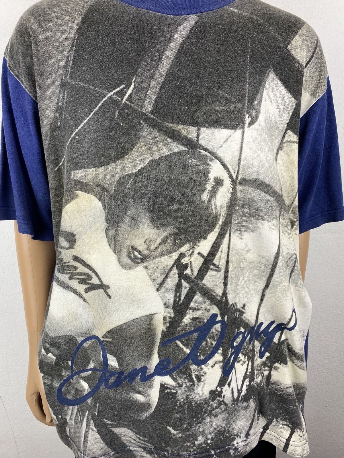 Band Tees × Vintage 🔥Janet Jackson American Singer Full Print T-Shirt Size US L / EU 52-54 / 3 - 4 Thumbnail