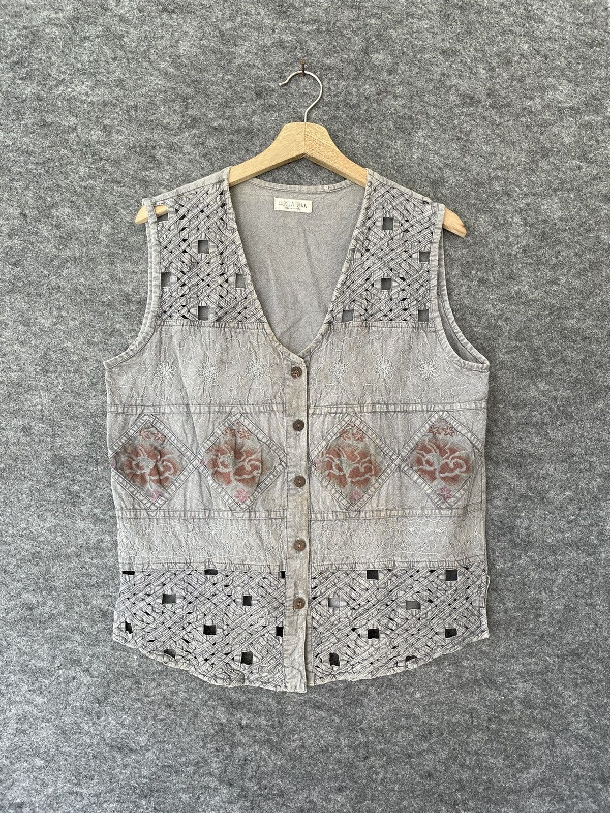Japanese Brand × Vintage VINTAGE HOSA BUN VEST Size US M / EU 48-50 / 2 - 1 Thumbnail