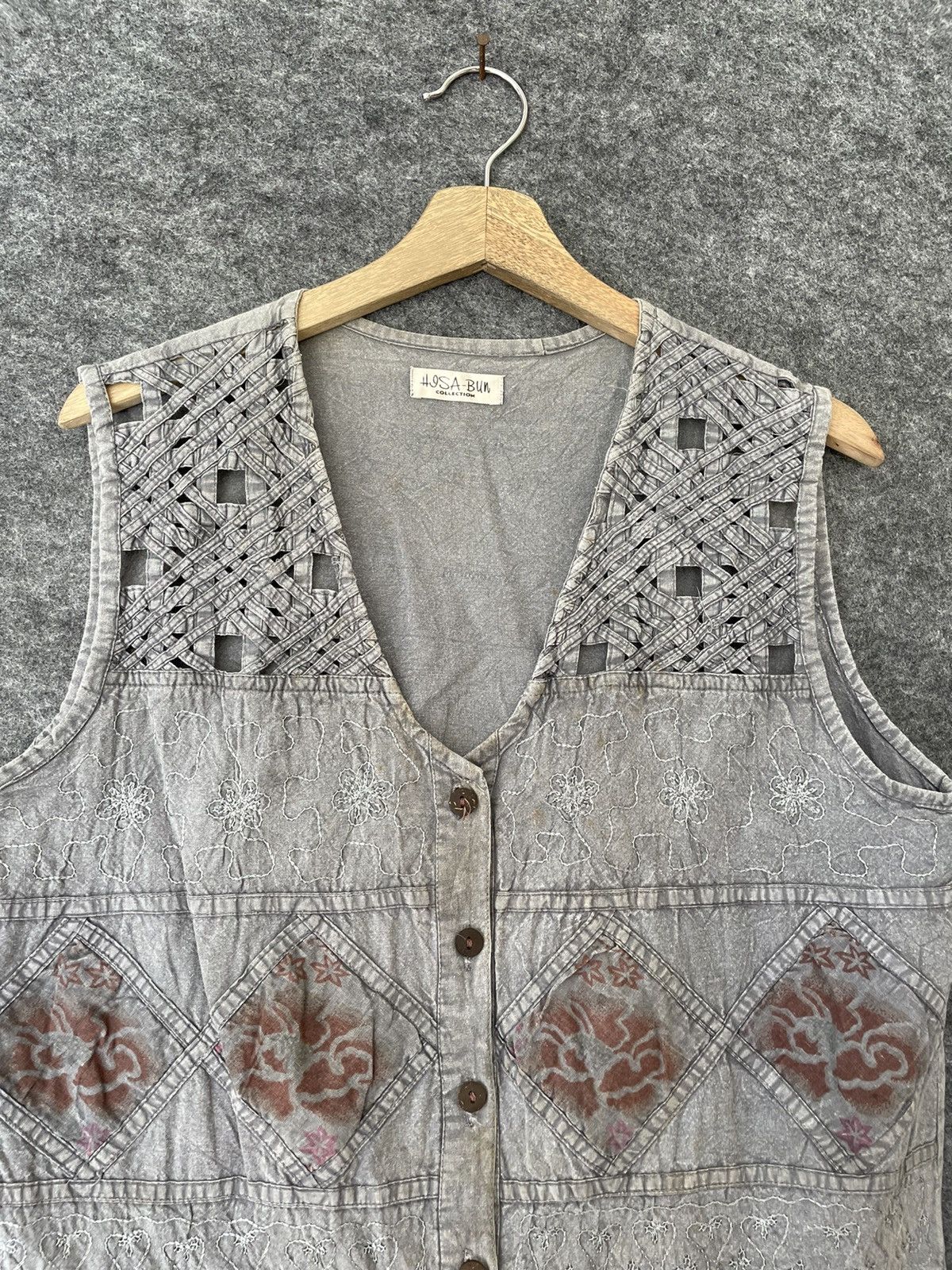 Japanese Brand × Vintage VINTAGE HOSA BUN VEST Size US M / EU 48-50 / 2 - 2 Thumbnail