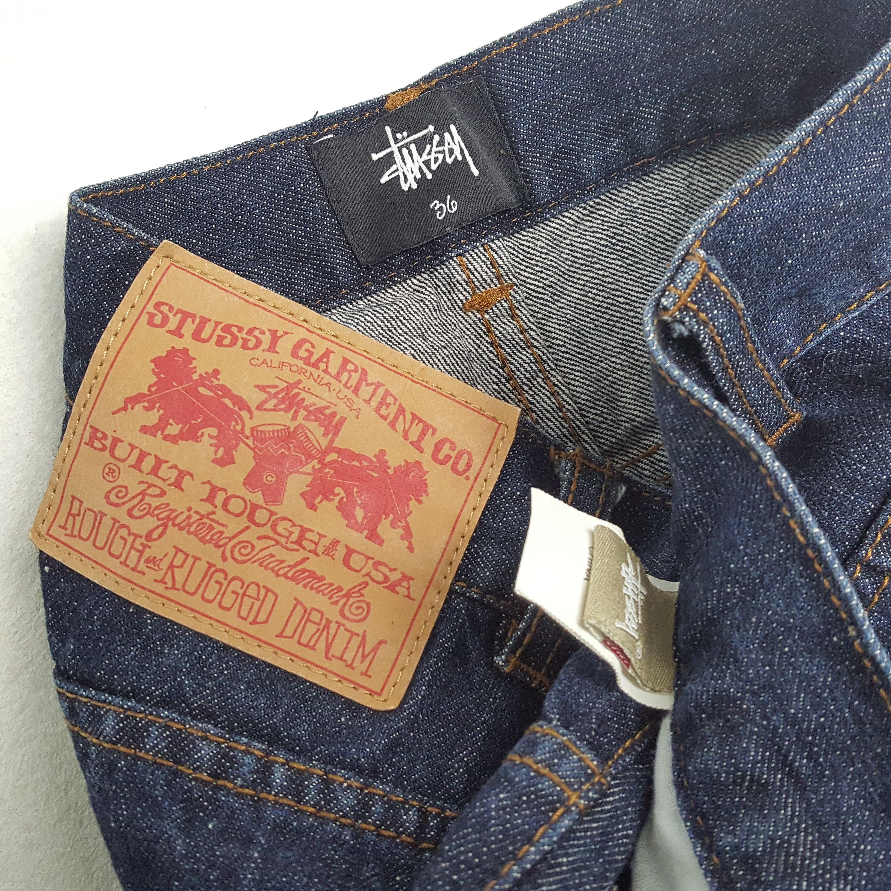 STUSSY Streetwear Skateboard Custom Logo Style Jeans